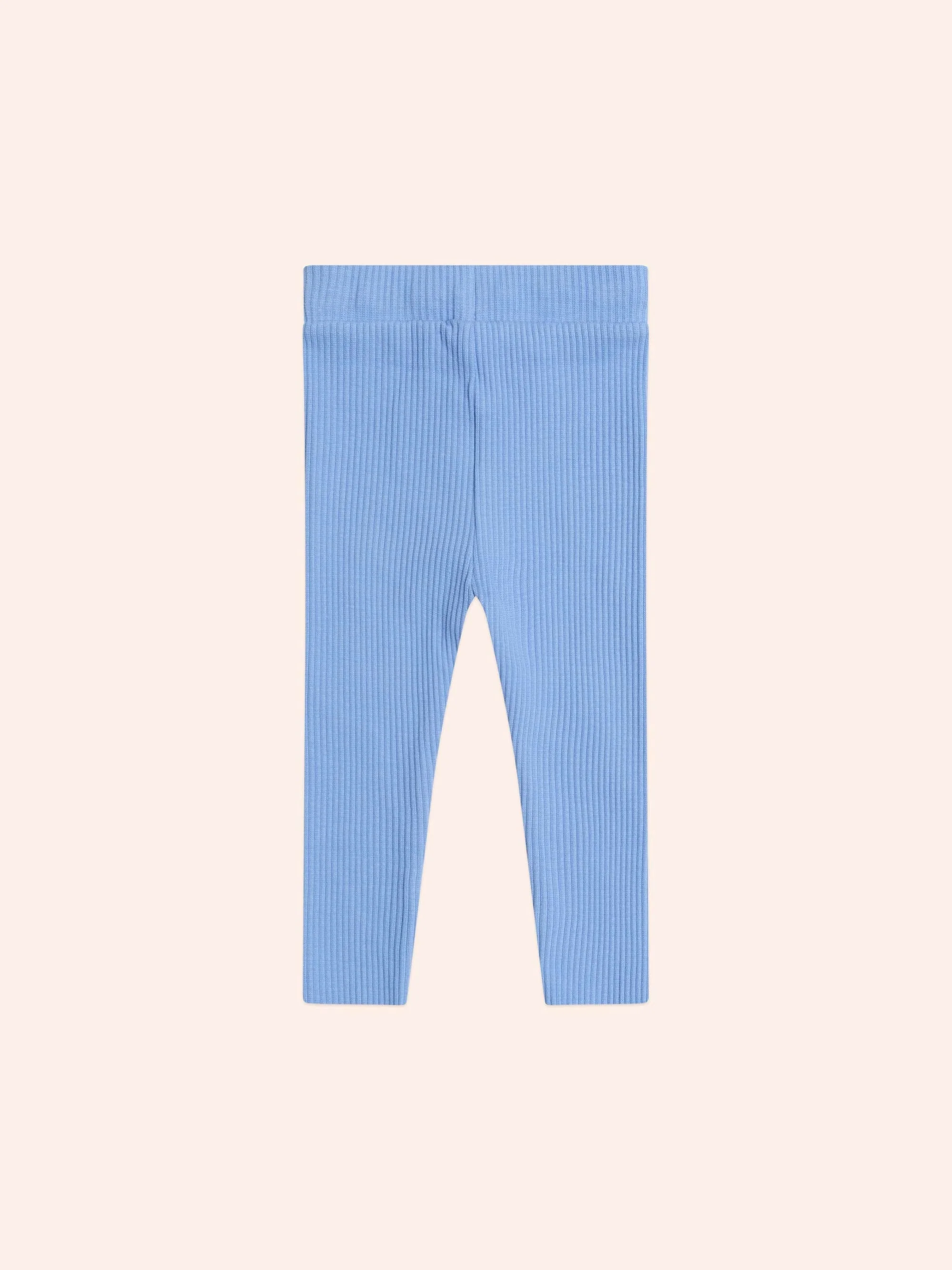 Blue Rib Leggings - Image 3