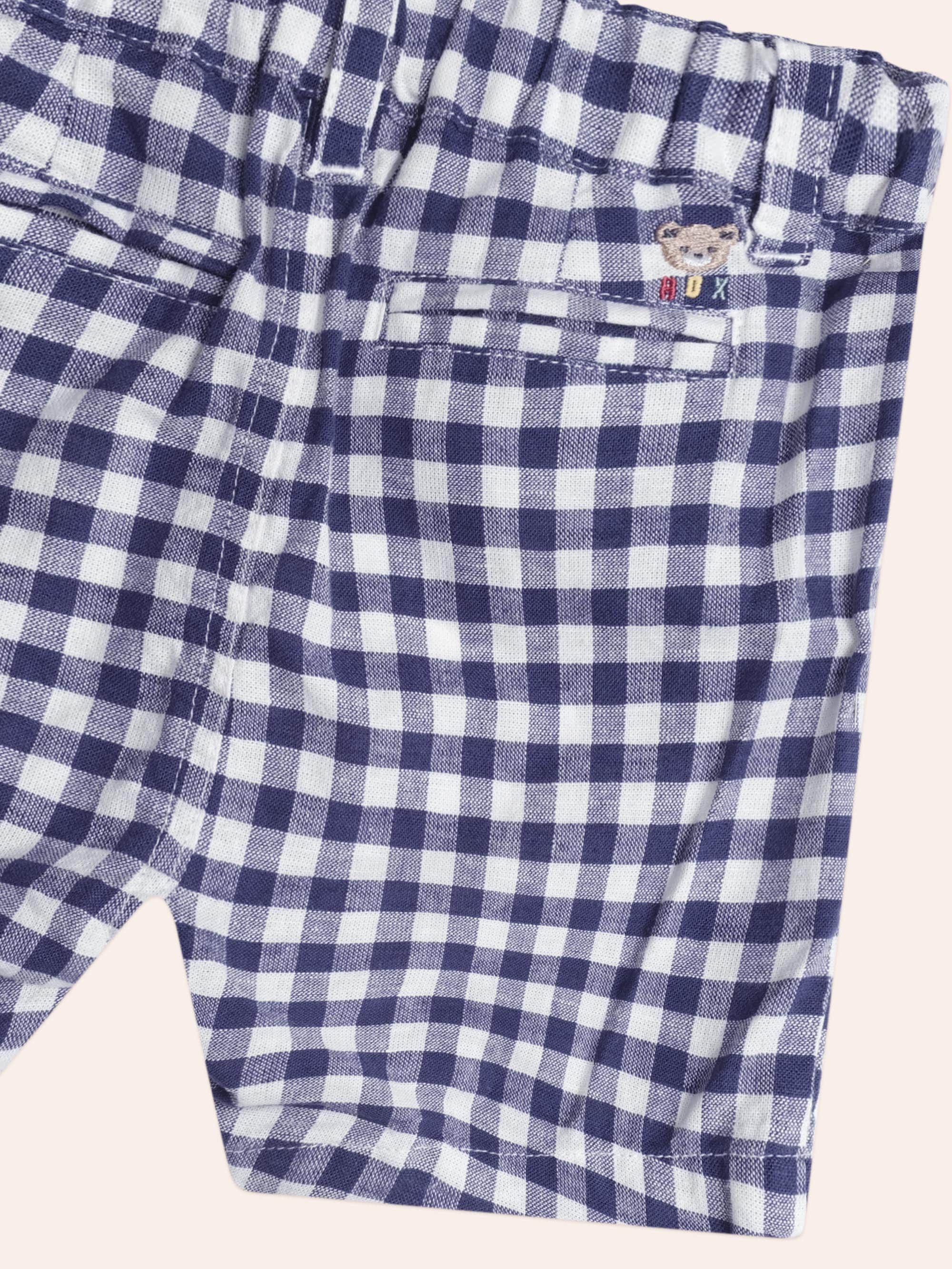 Check Chino Shorts - Image 5