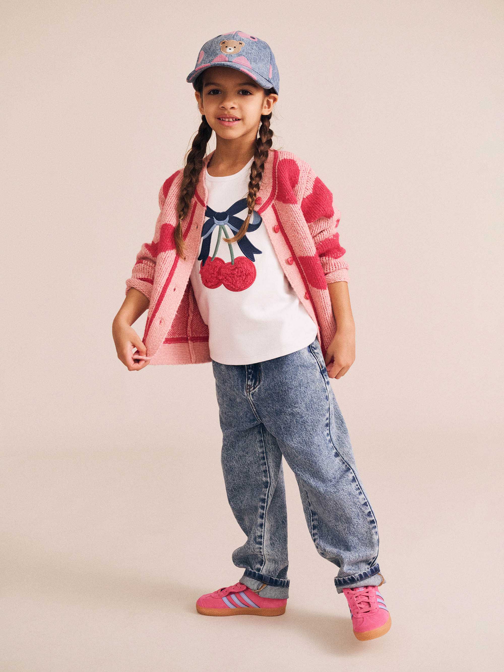 Cherry Bow Frill Sleeve Tee - Image 8