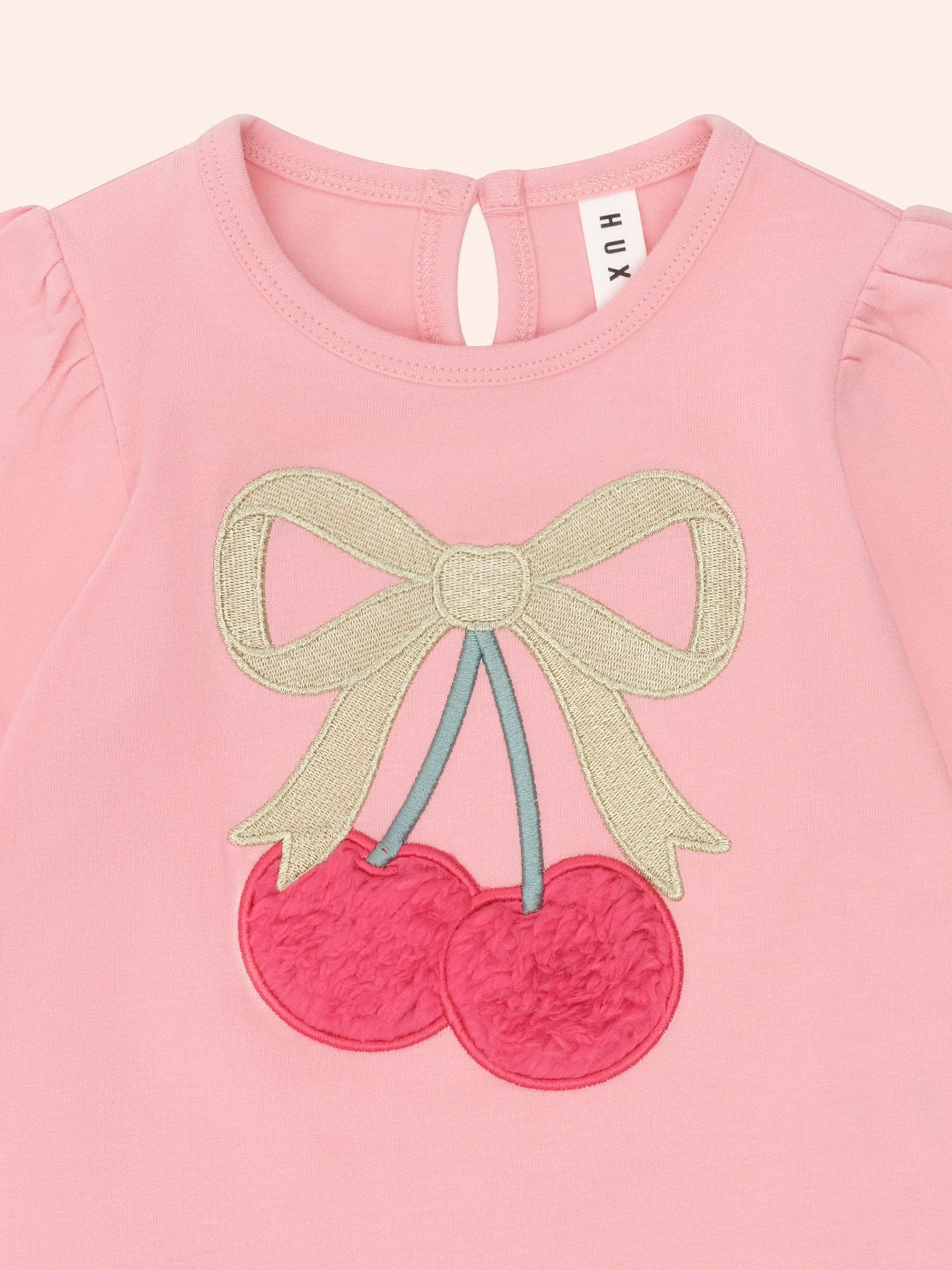 Cherry Bow Puff Sleeve Top - Image 4