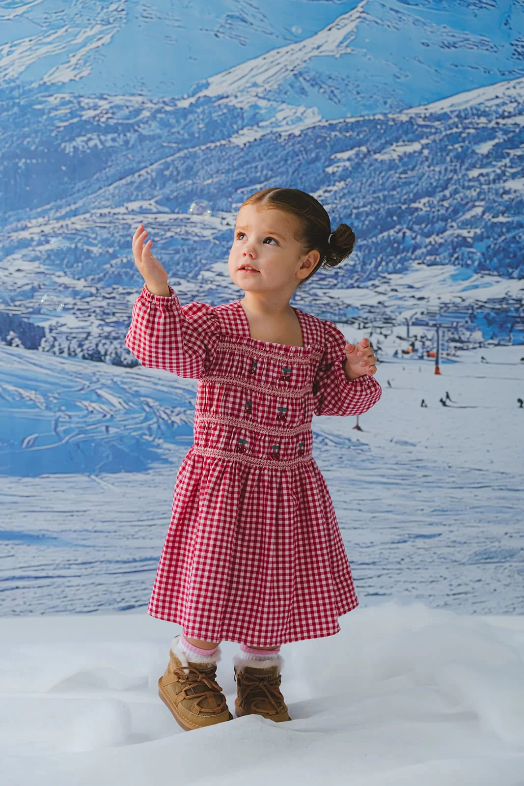 Cherry Check Dress - Image 6