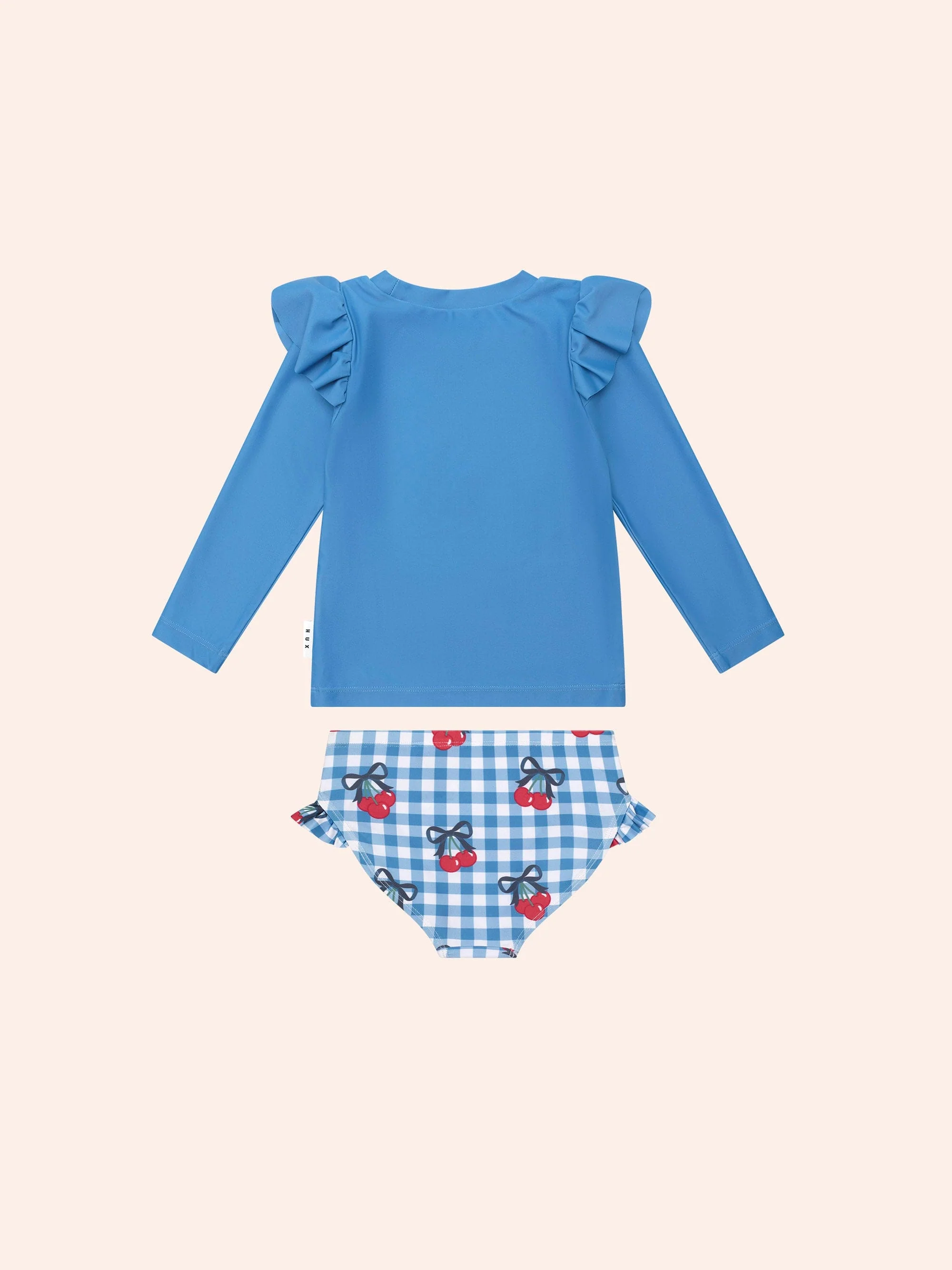 Cherry Gingham 2Pc Swim Set - Image 5