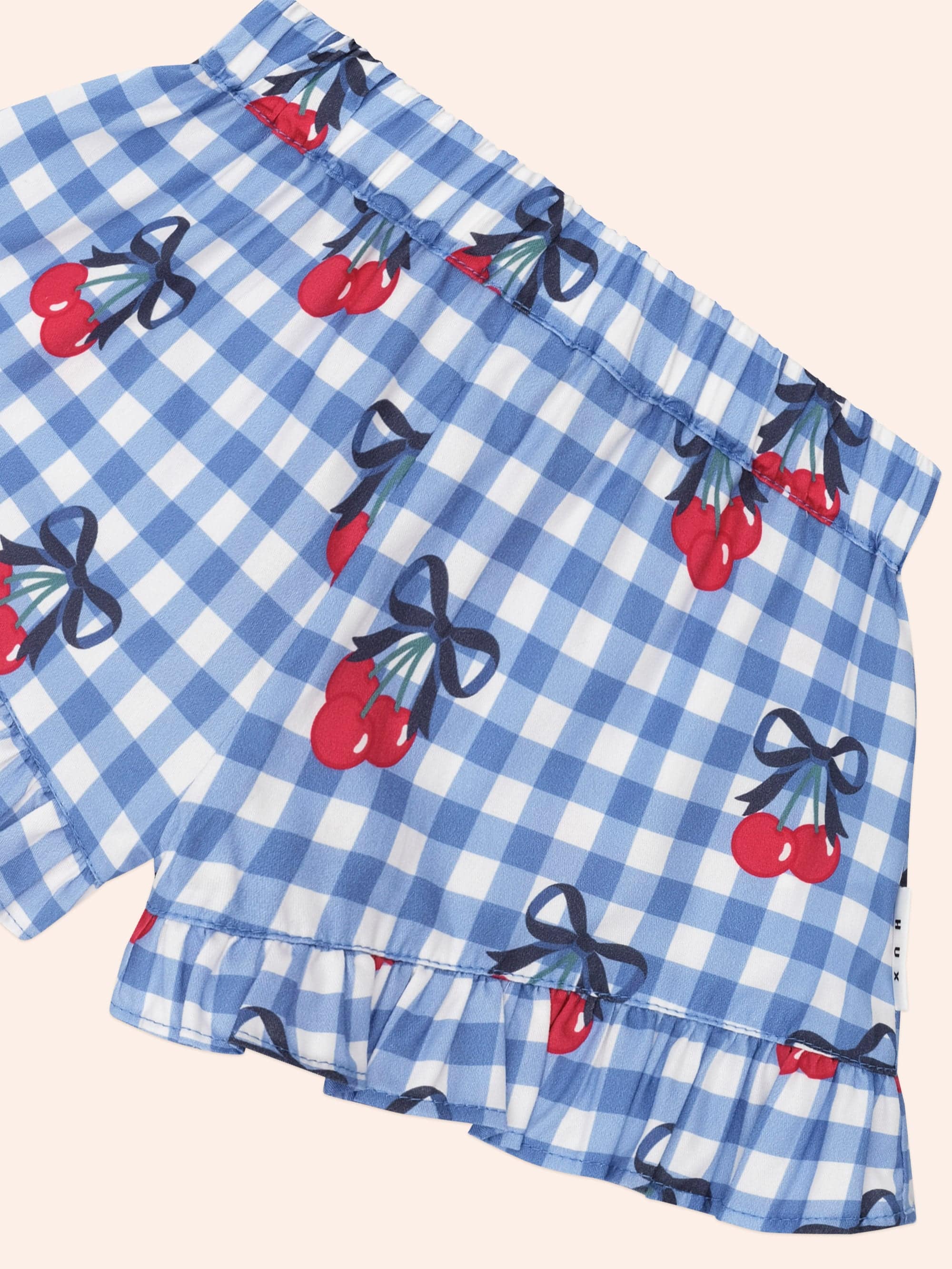 Cherry Gingham Skort - Image 3
