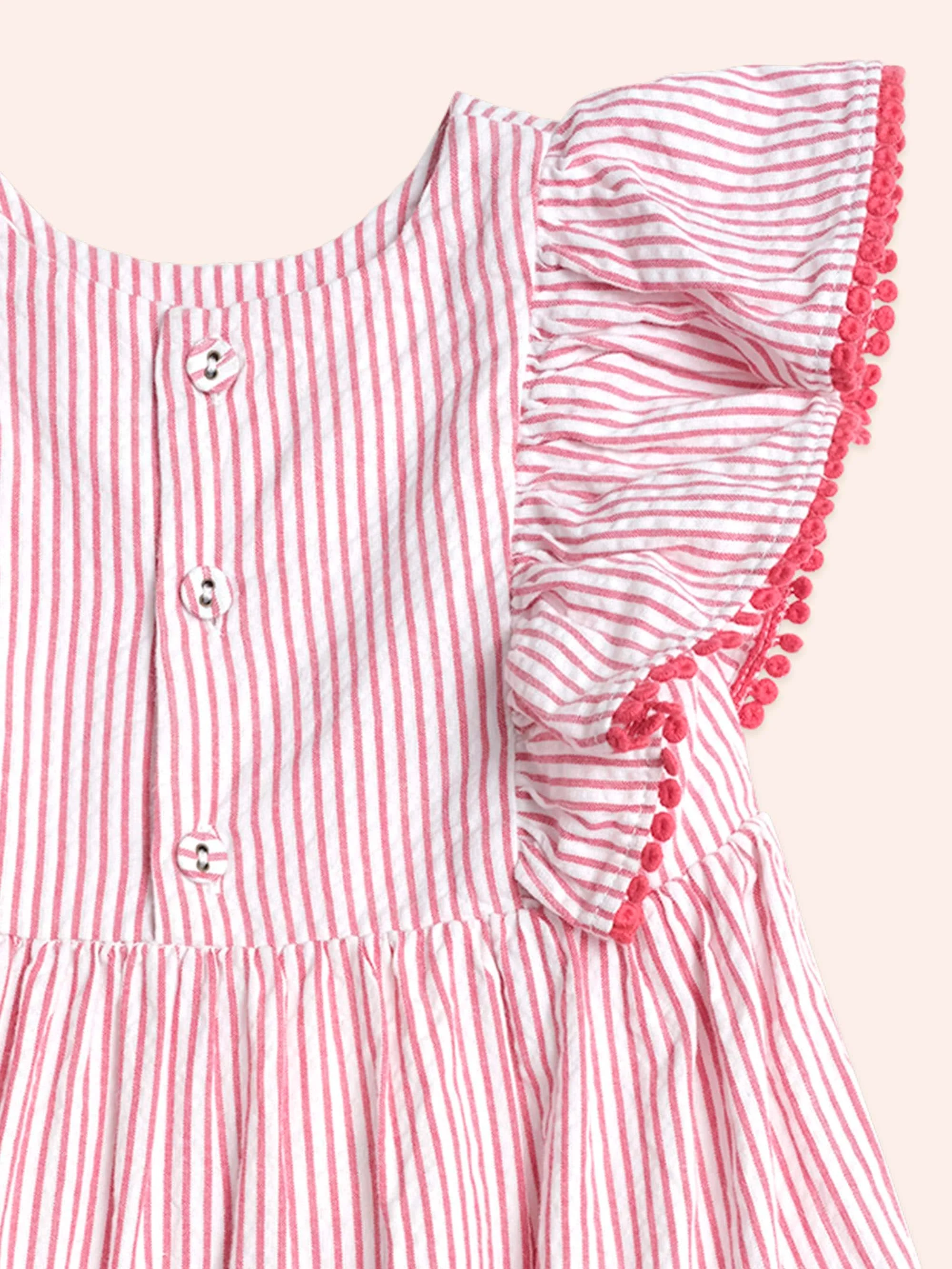 Cherry Pie Stripe Dress - Image 4