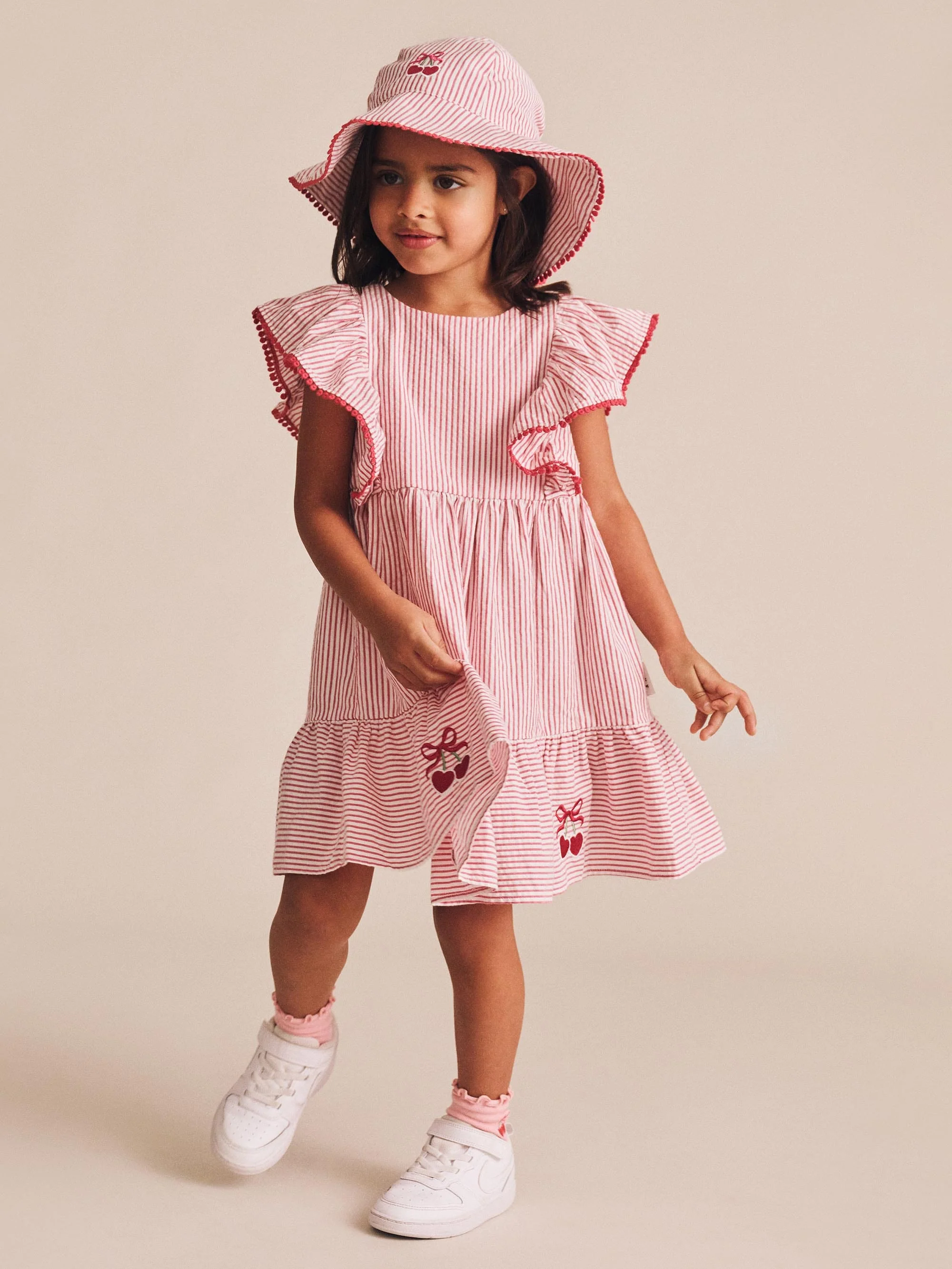 Cherry Pie Stripe Dress - Image 7