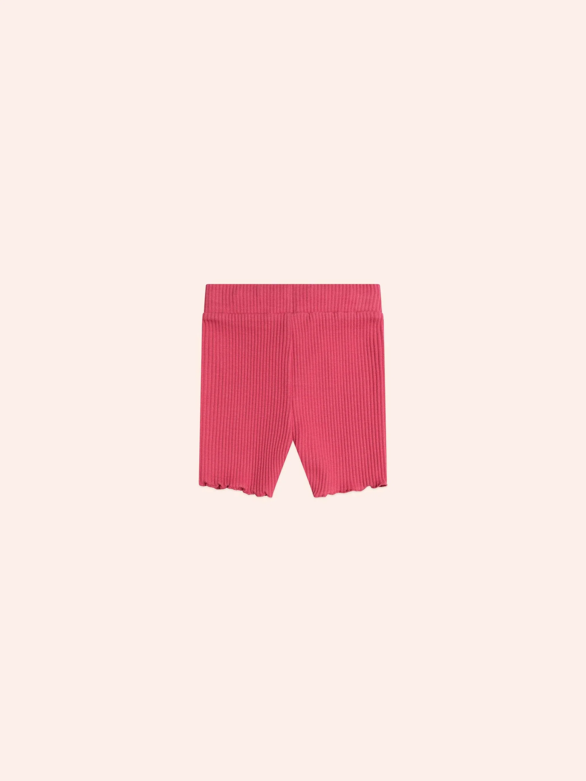 Cherry Rib Bike Shortie - Image 3