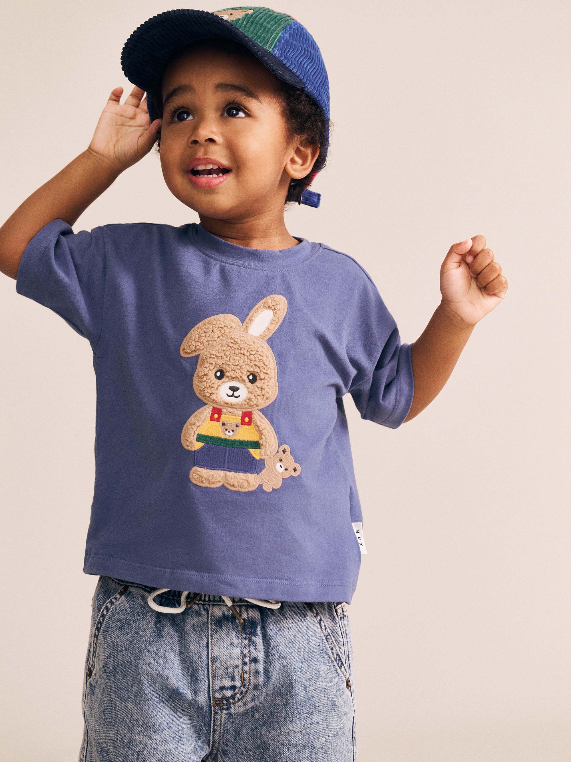 Colour Block Bunny Tee - Image 5