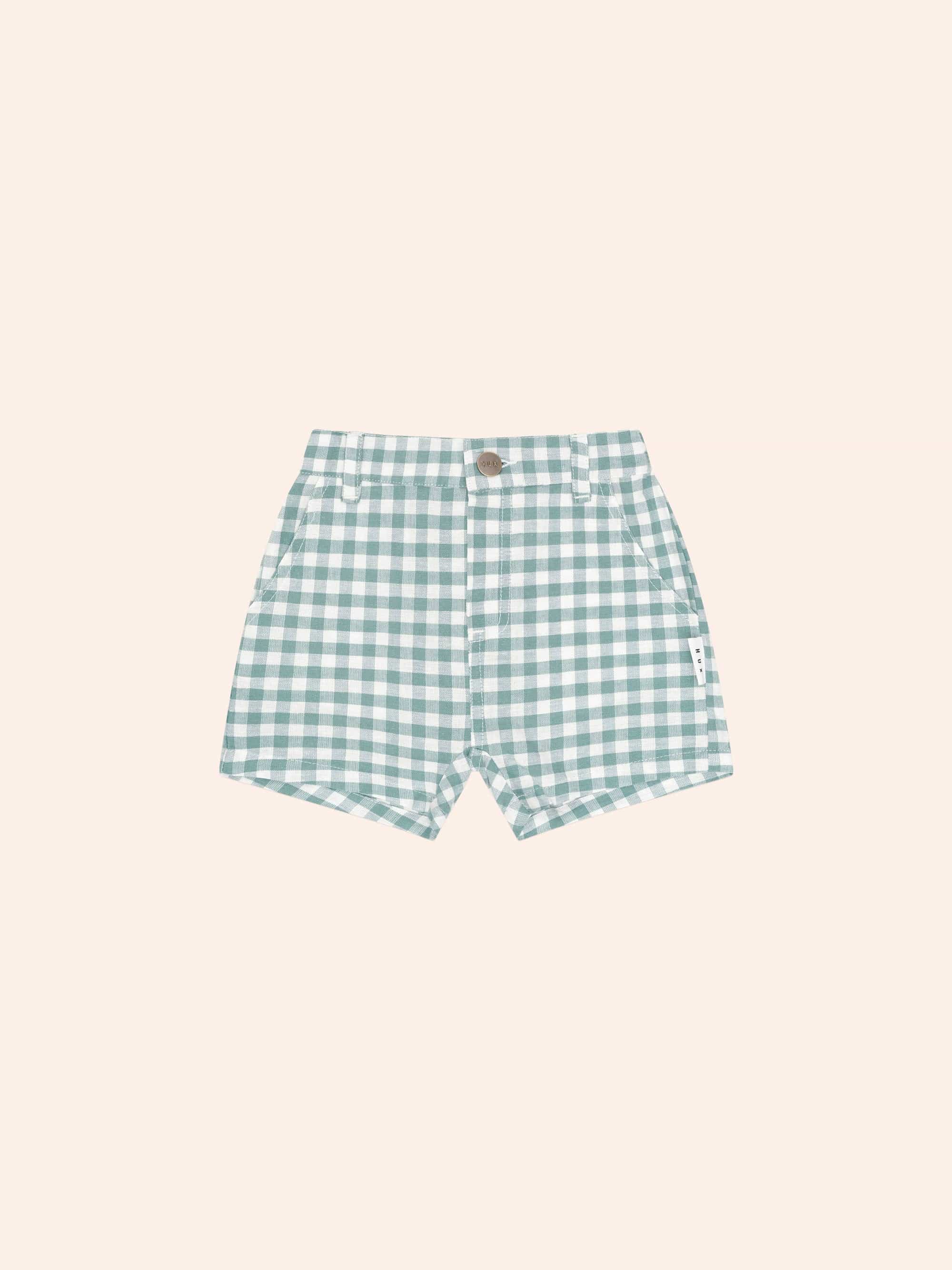 Eucalyptus Gingham Short