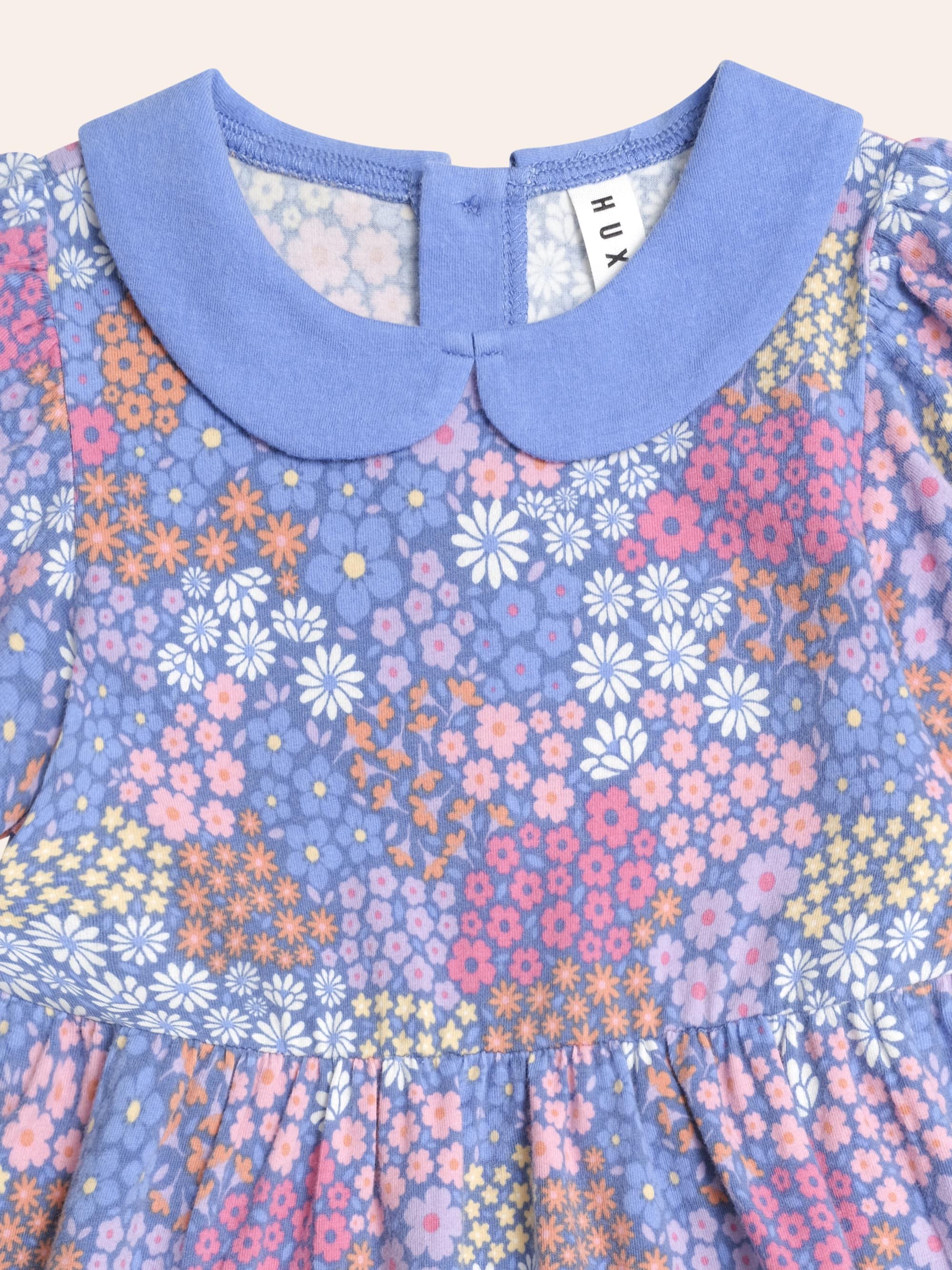 Floral Bloom Puff Sleeve Dress - Image 5