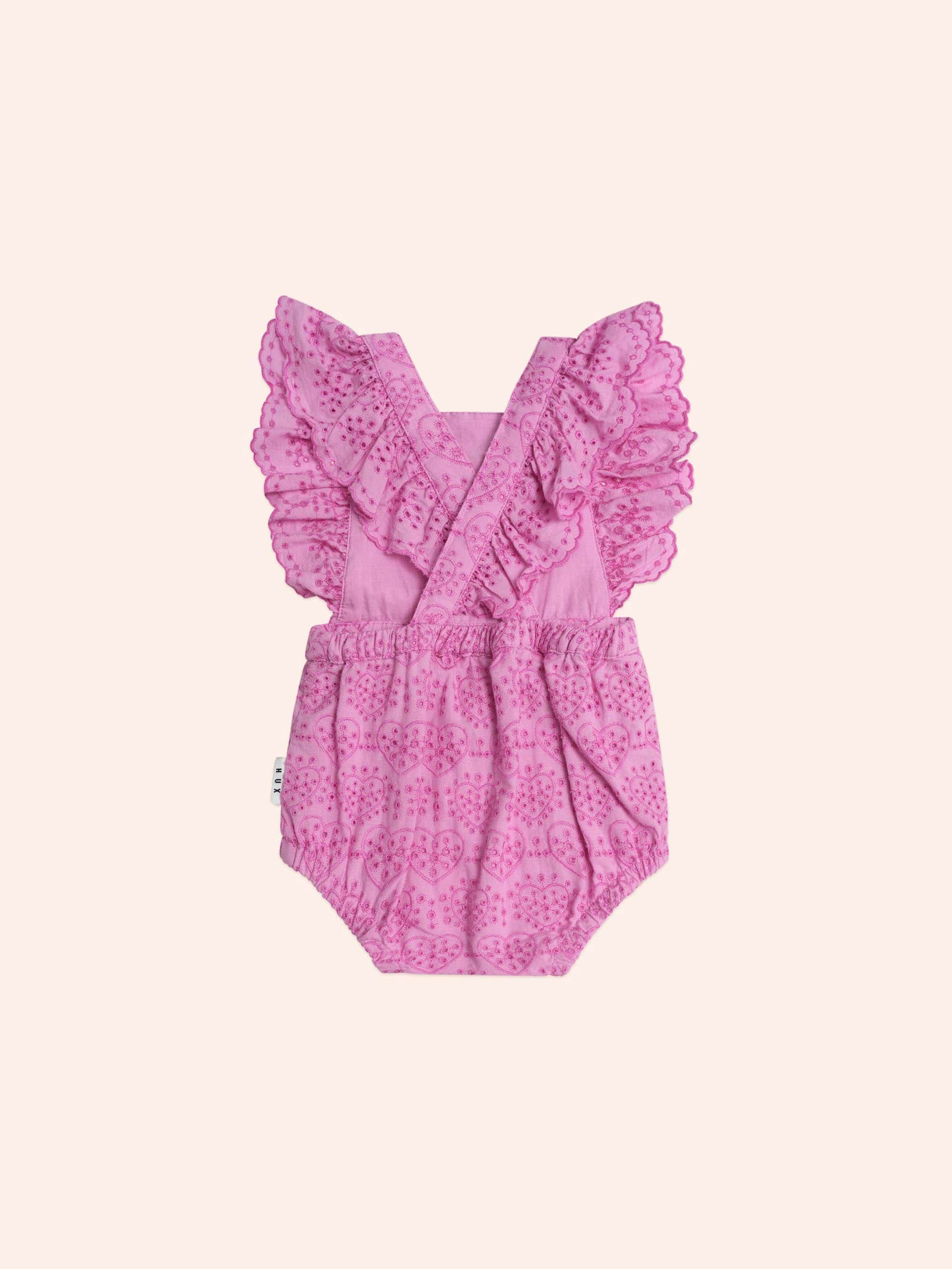 Frilly Broderie Playsuit - Image 3