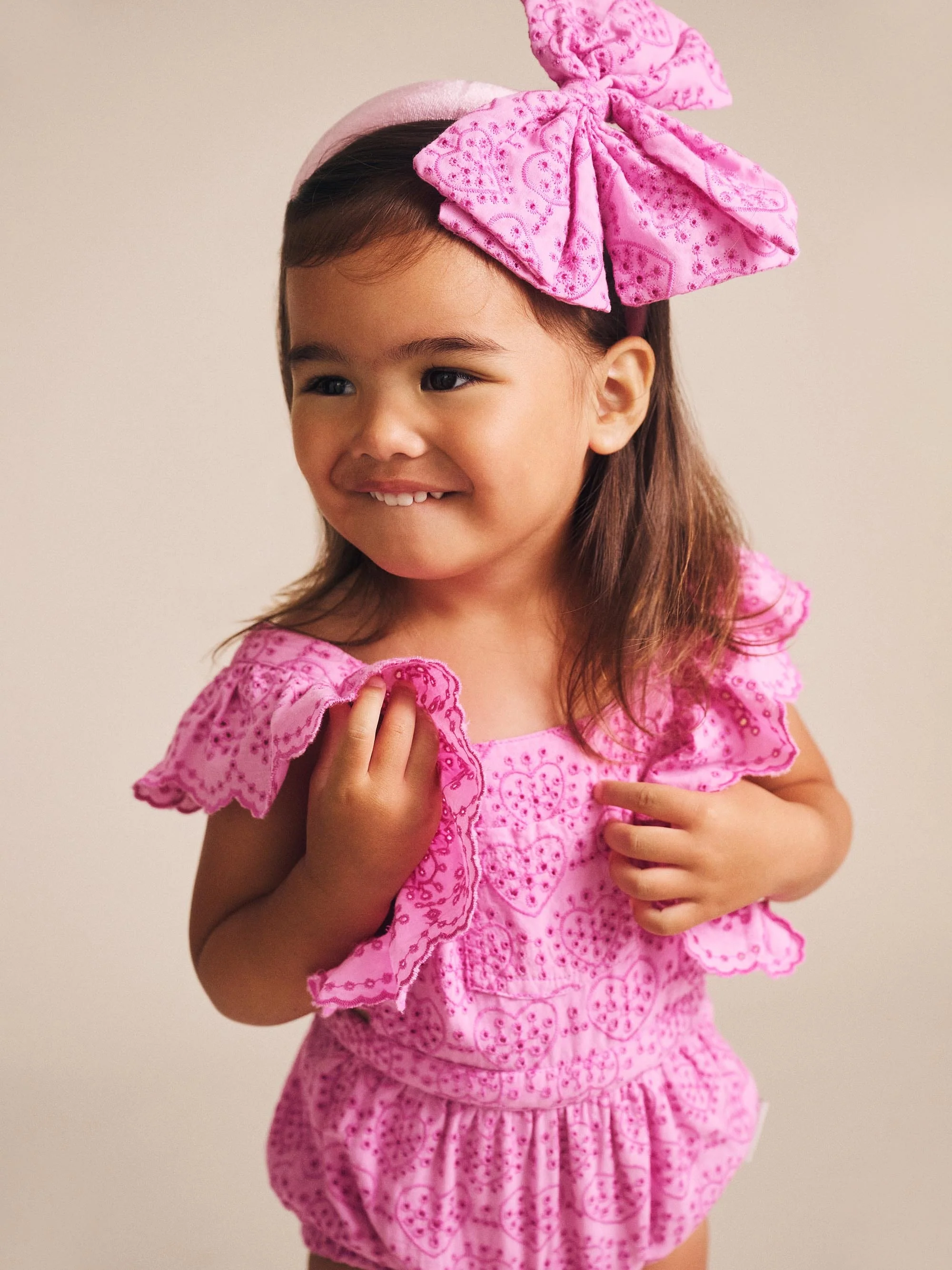 Frilly Broderie Playsuit - Image 6