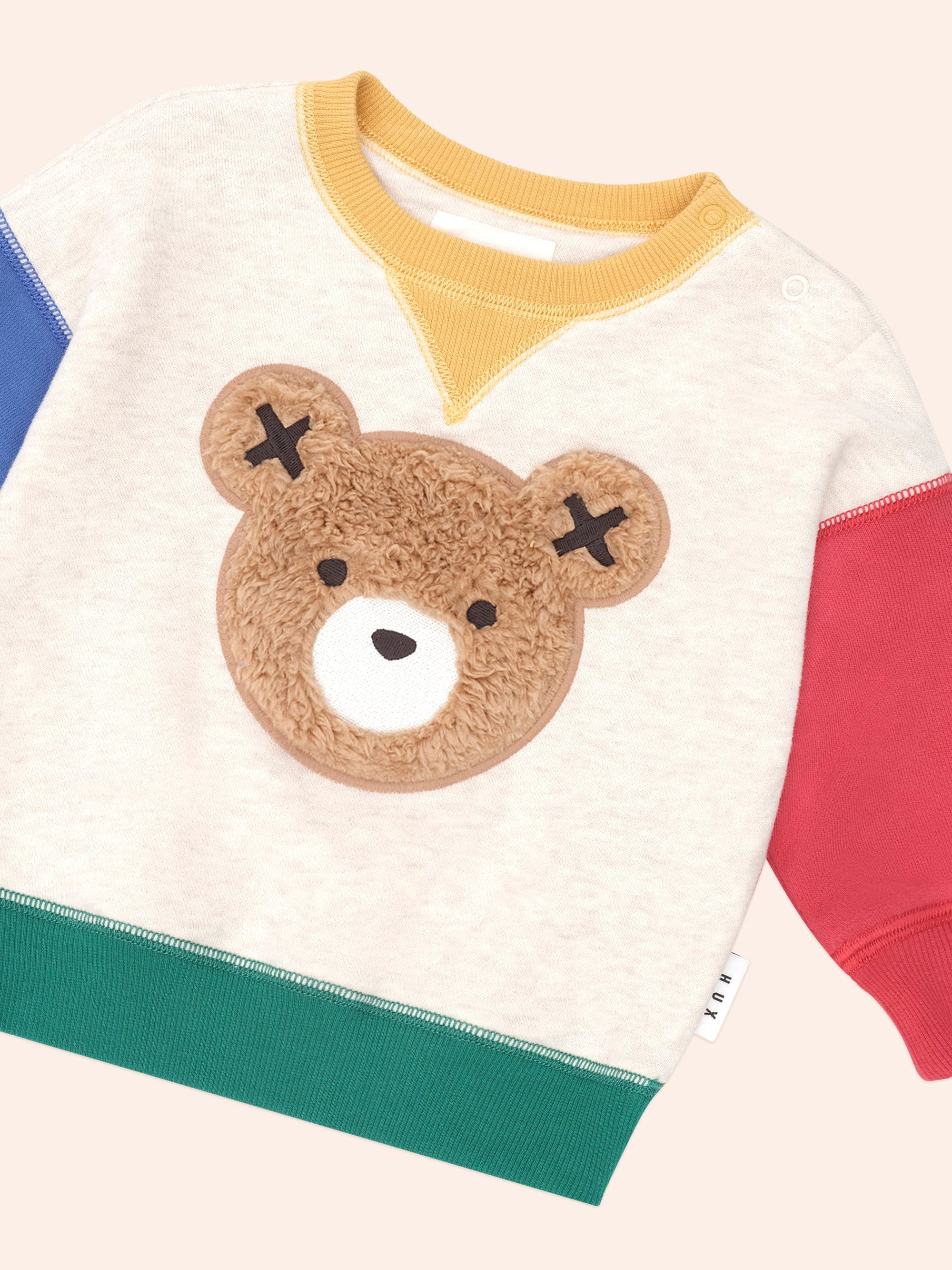 Furry Huxbear Colour Block Sweatshirt - Image 3