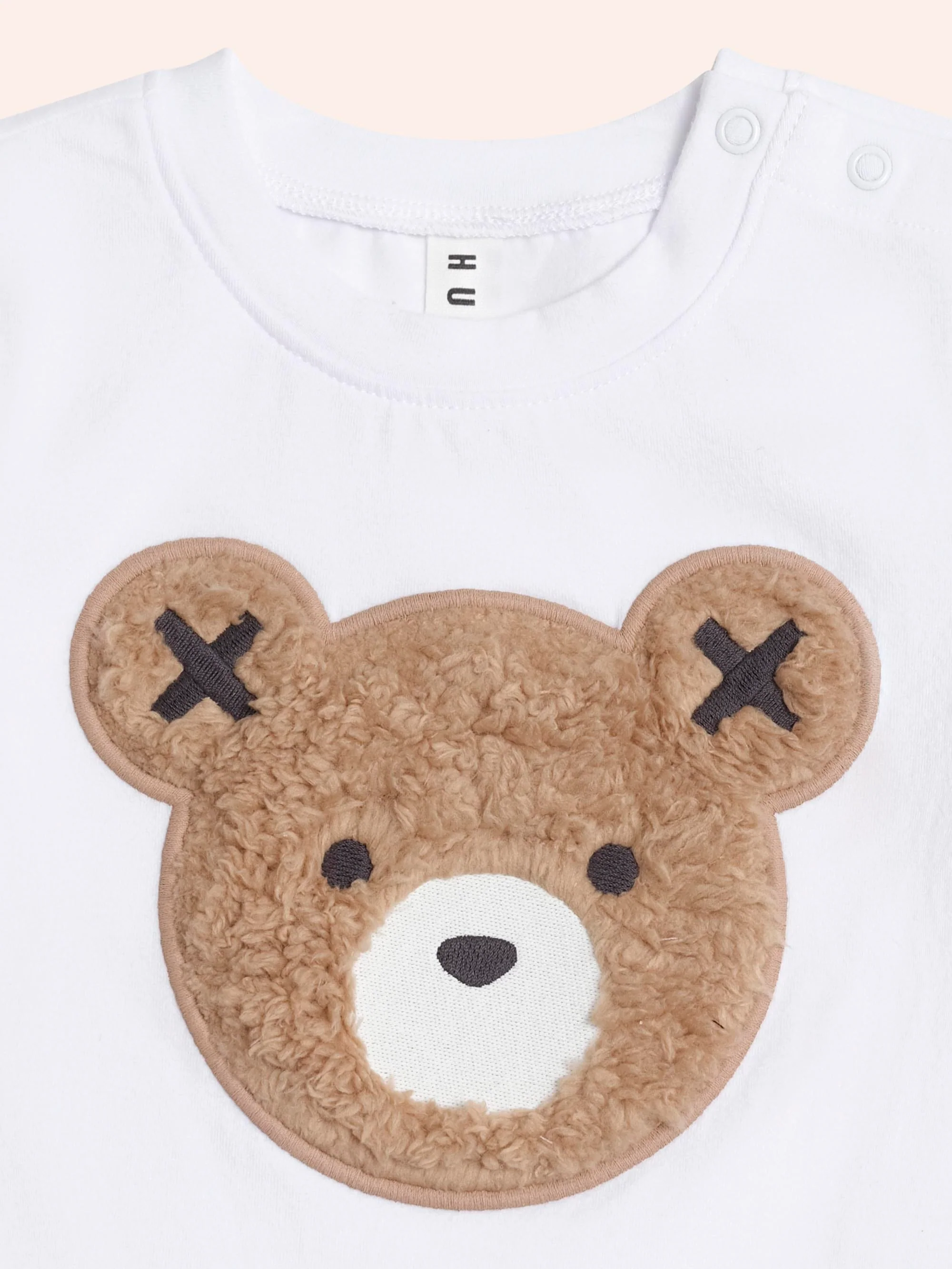Furry Huxbear Crisp White Tee - Image 4