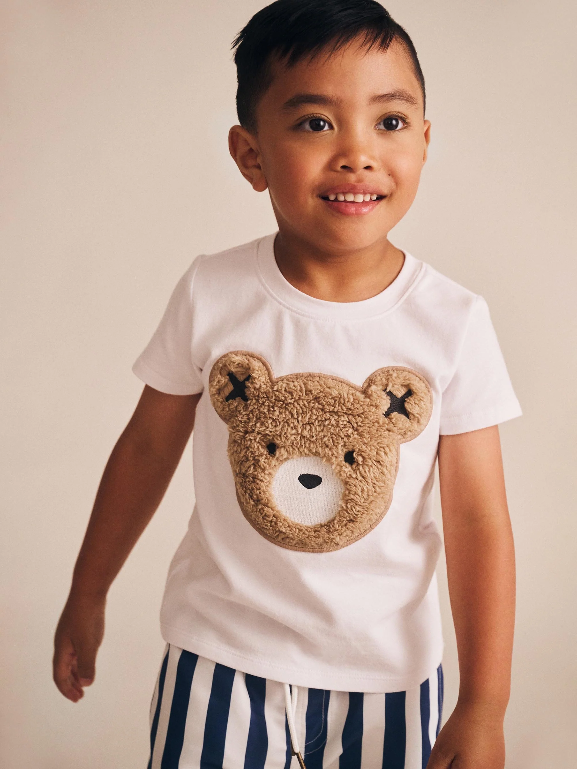 Furry Huxbear Crisp White Tee - Image 5