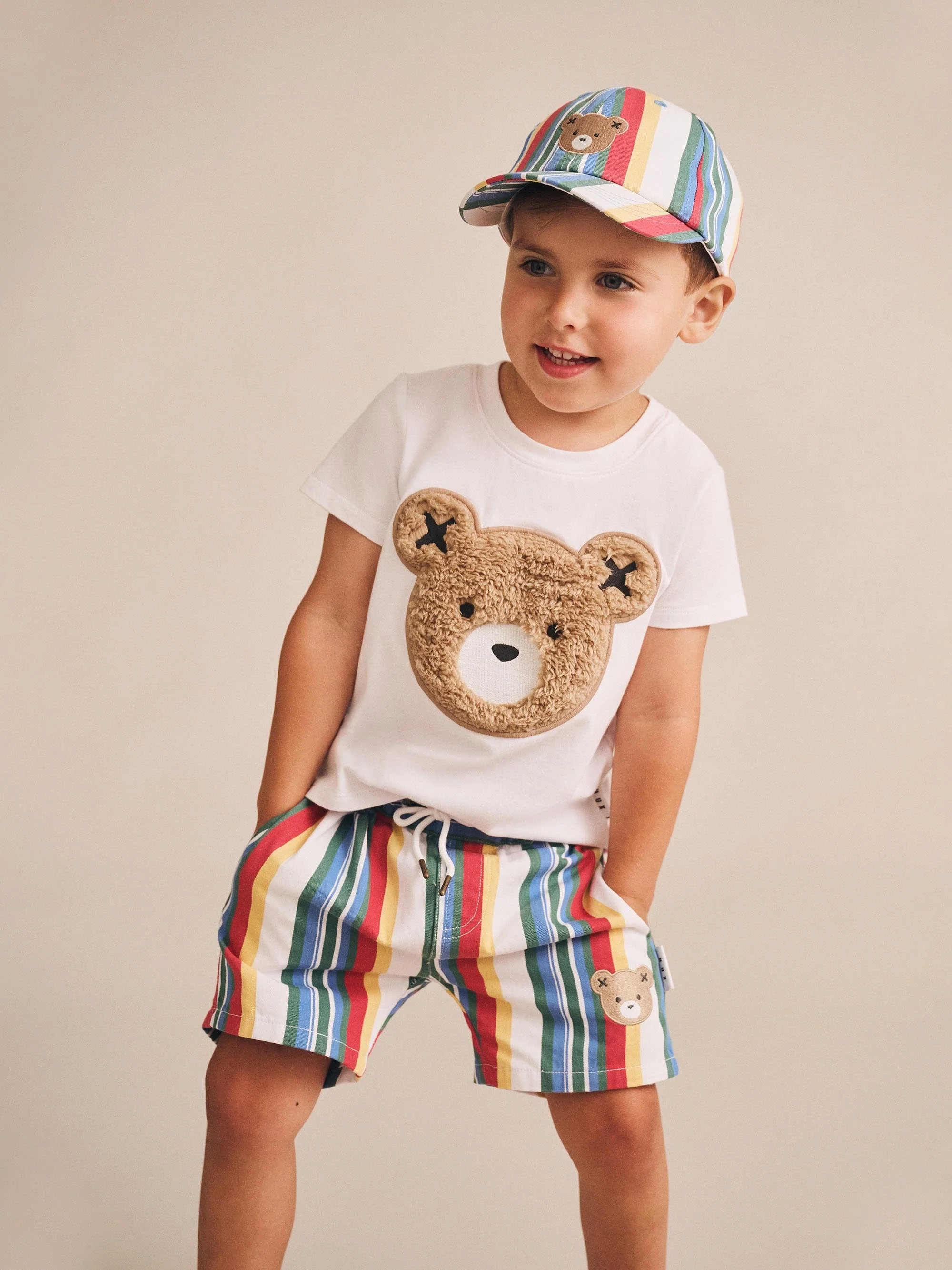 Furry Huxbear Crisp White Tee - Image 6