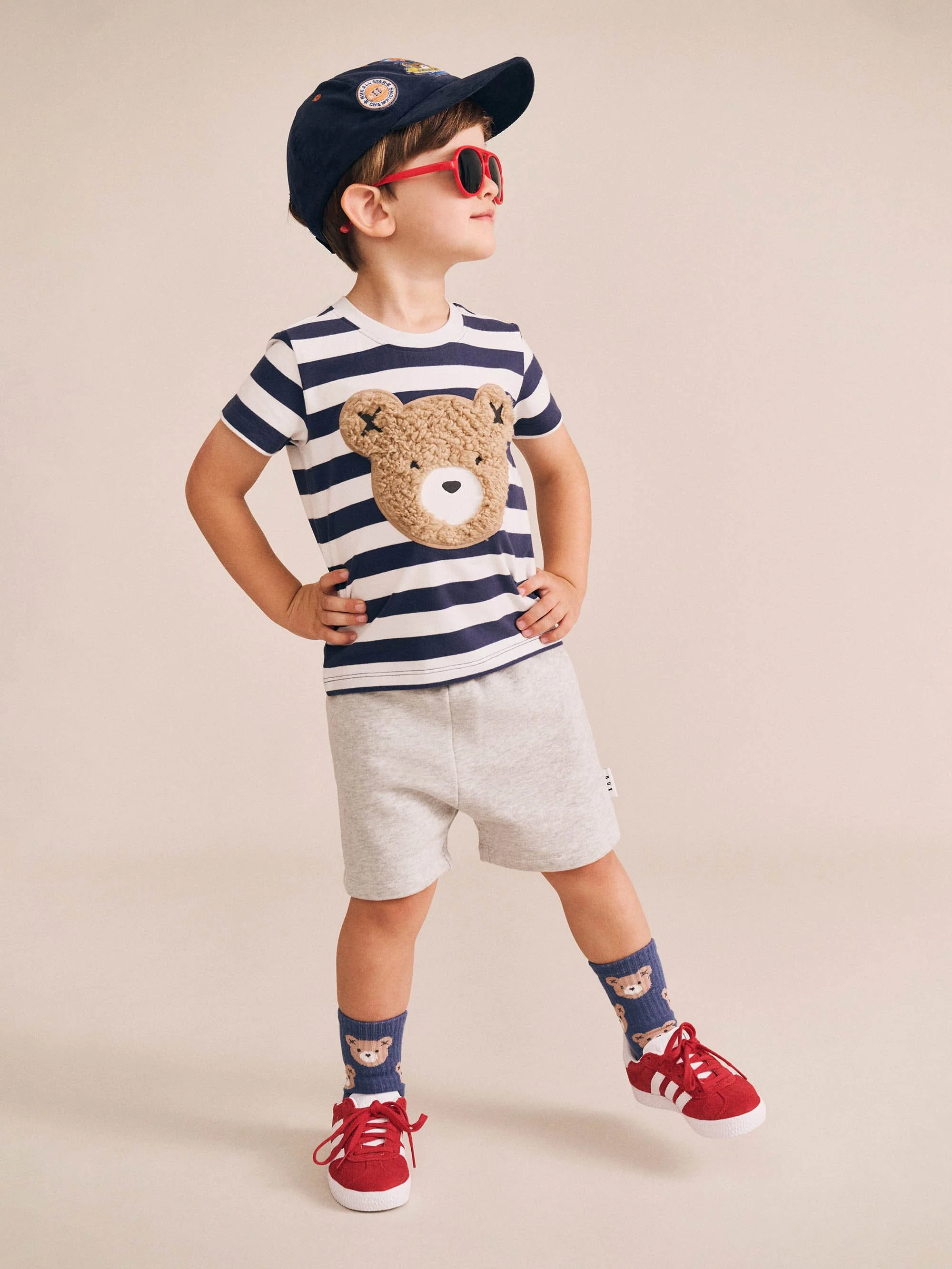 Furry Huxbear Stripe Tee - Image 5
