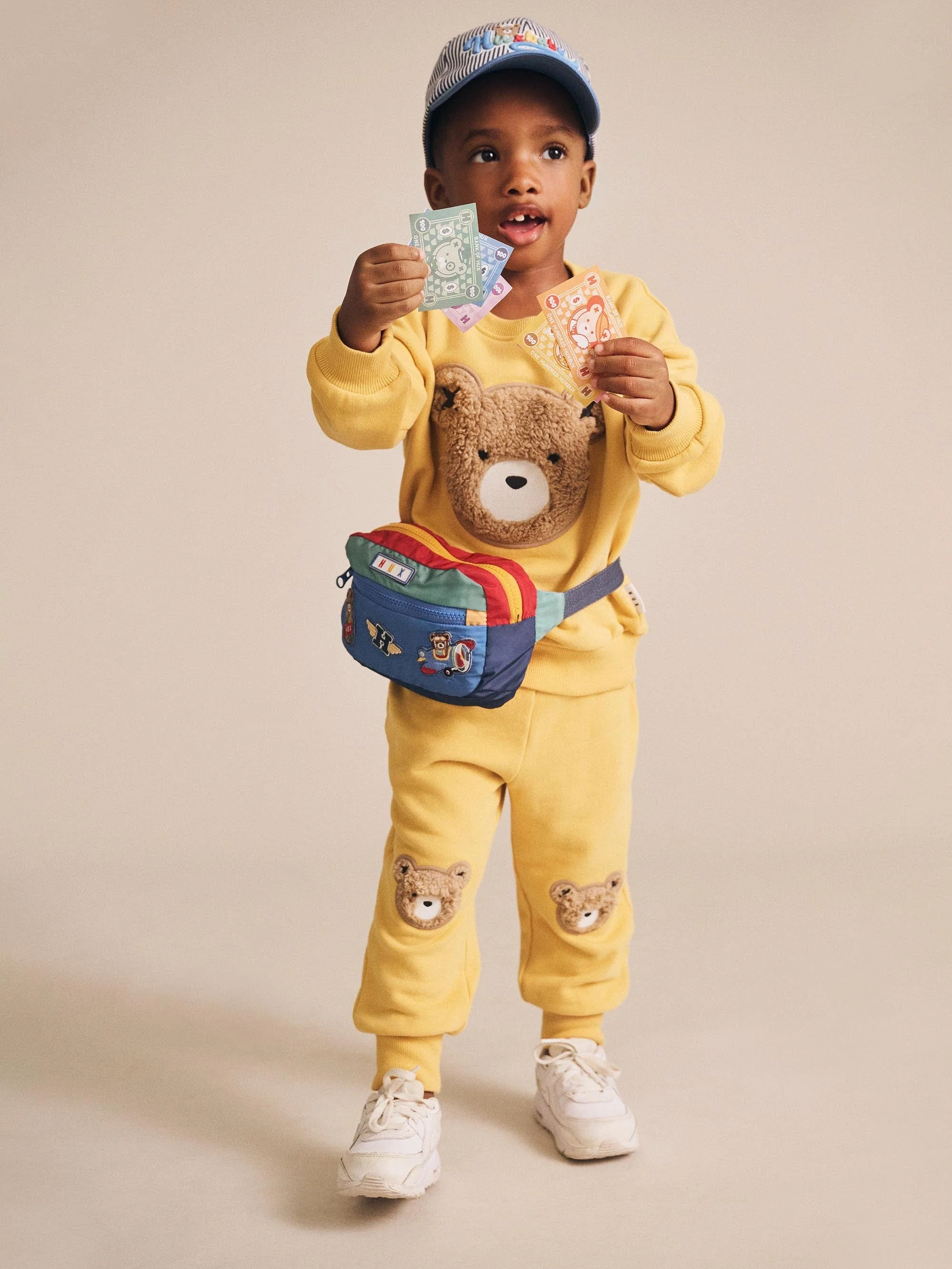 Furry Huxbear Track Pants Sun - Image 5