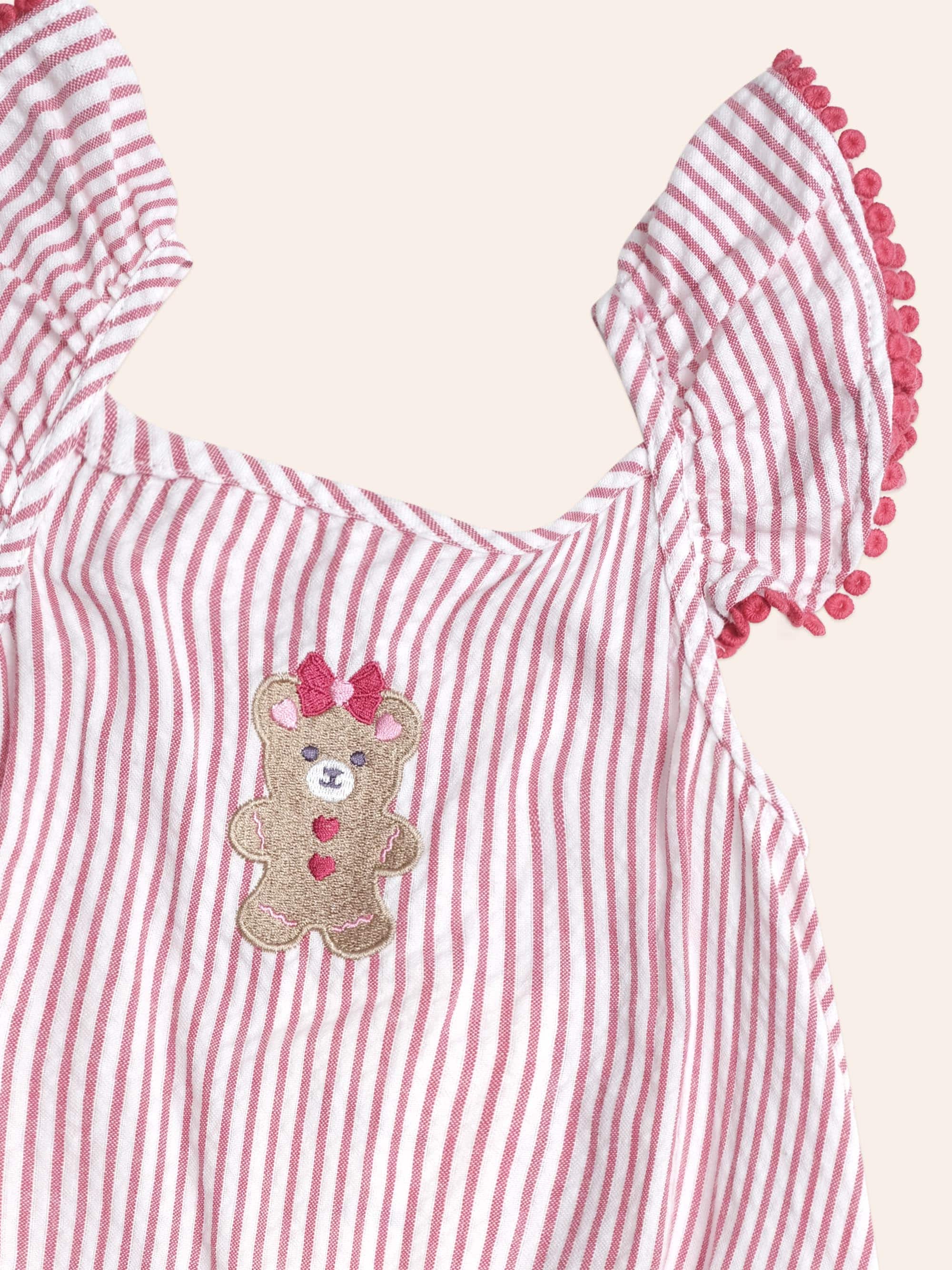 Gingerbread Frill Playsuit - Image 4