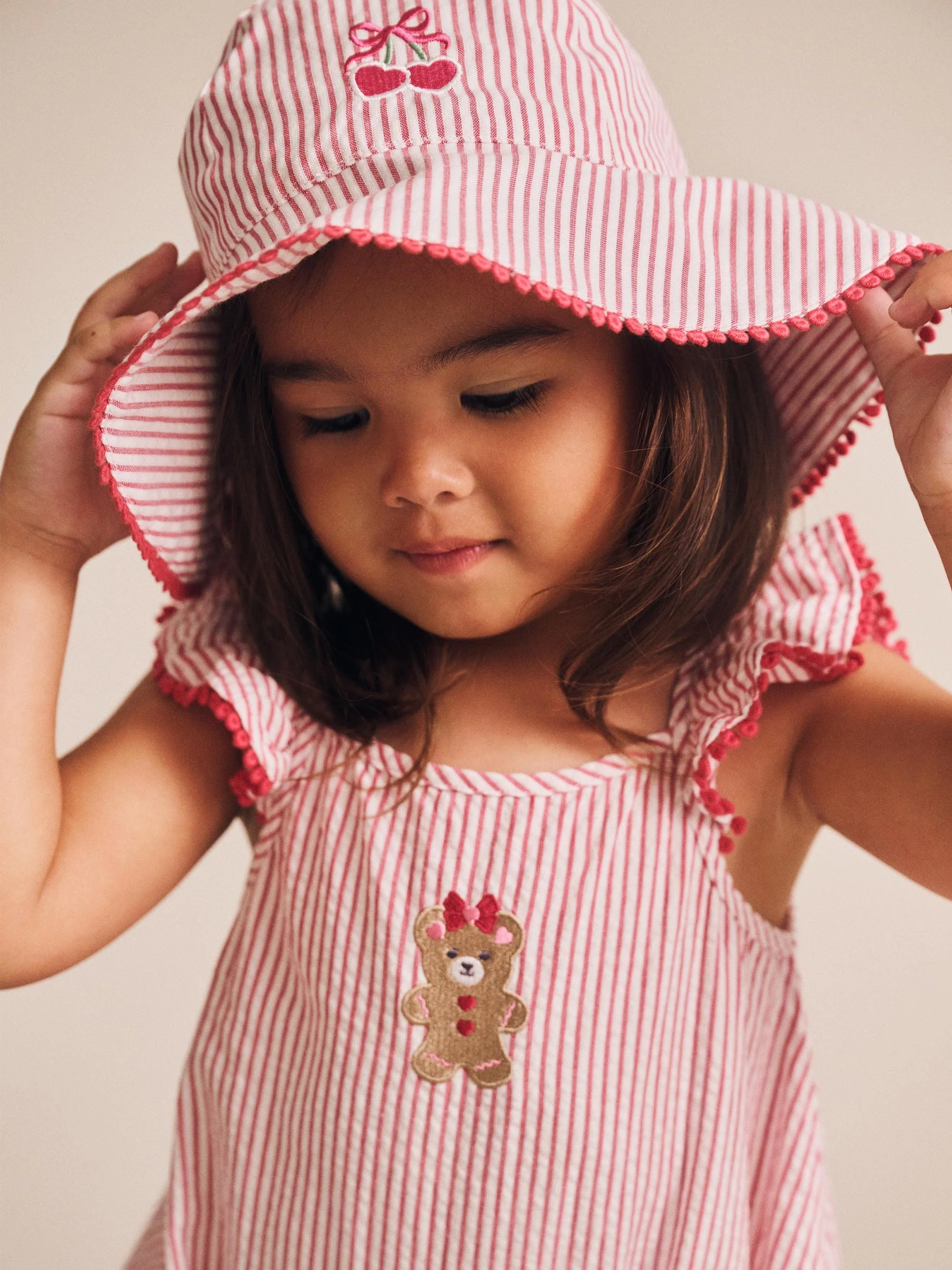 Gingerbread Frill Playsuit - Image 5
