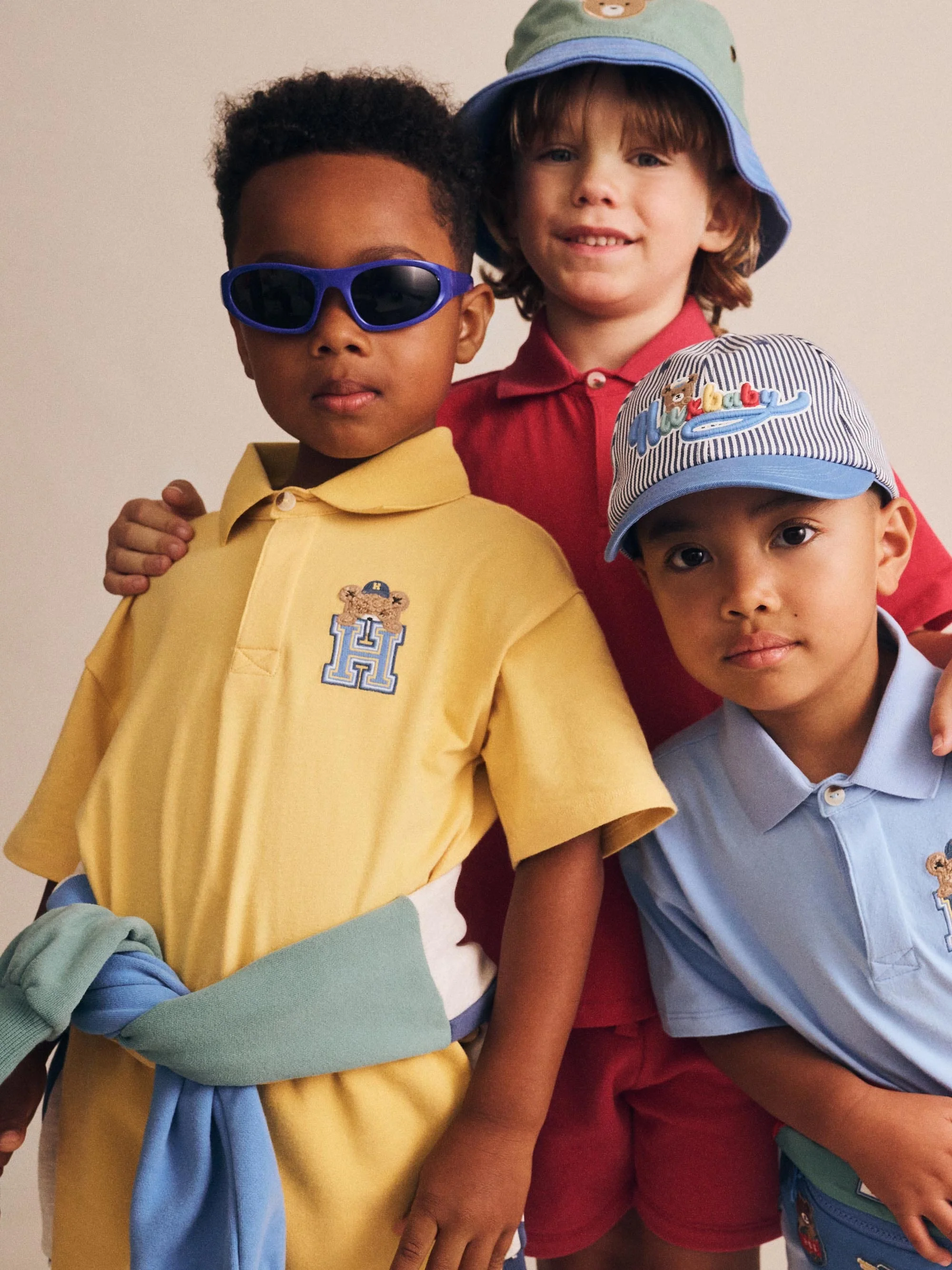 H is for Huxbear Boxy Polo Tee Yellow - Image 7