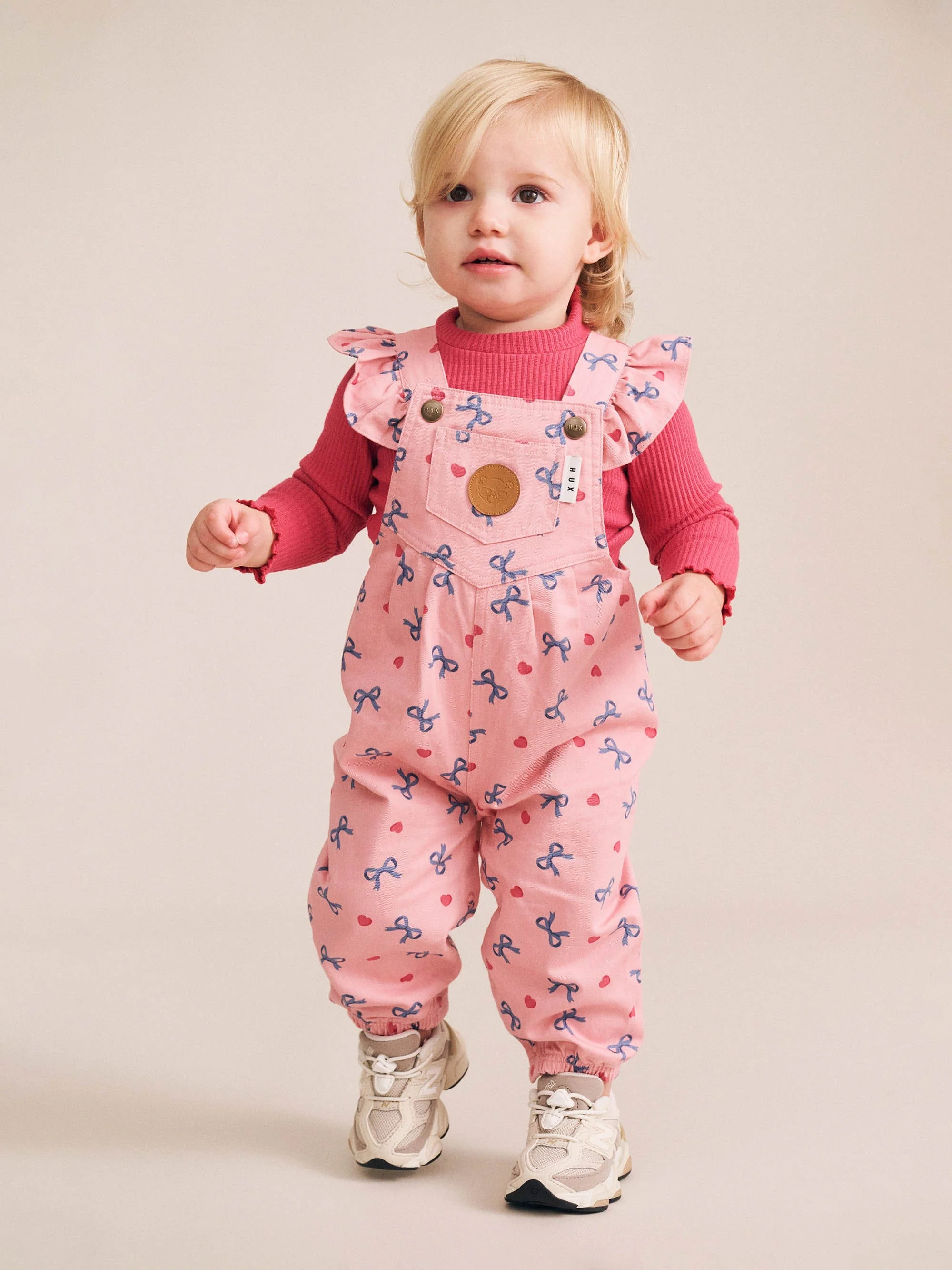 Hearts And Bows Frill Overalls - Image 2