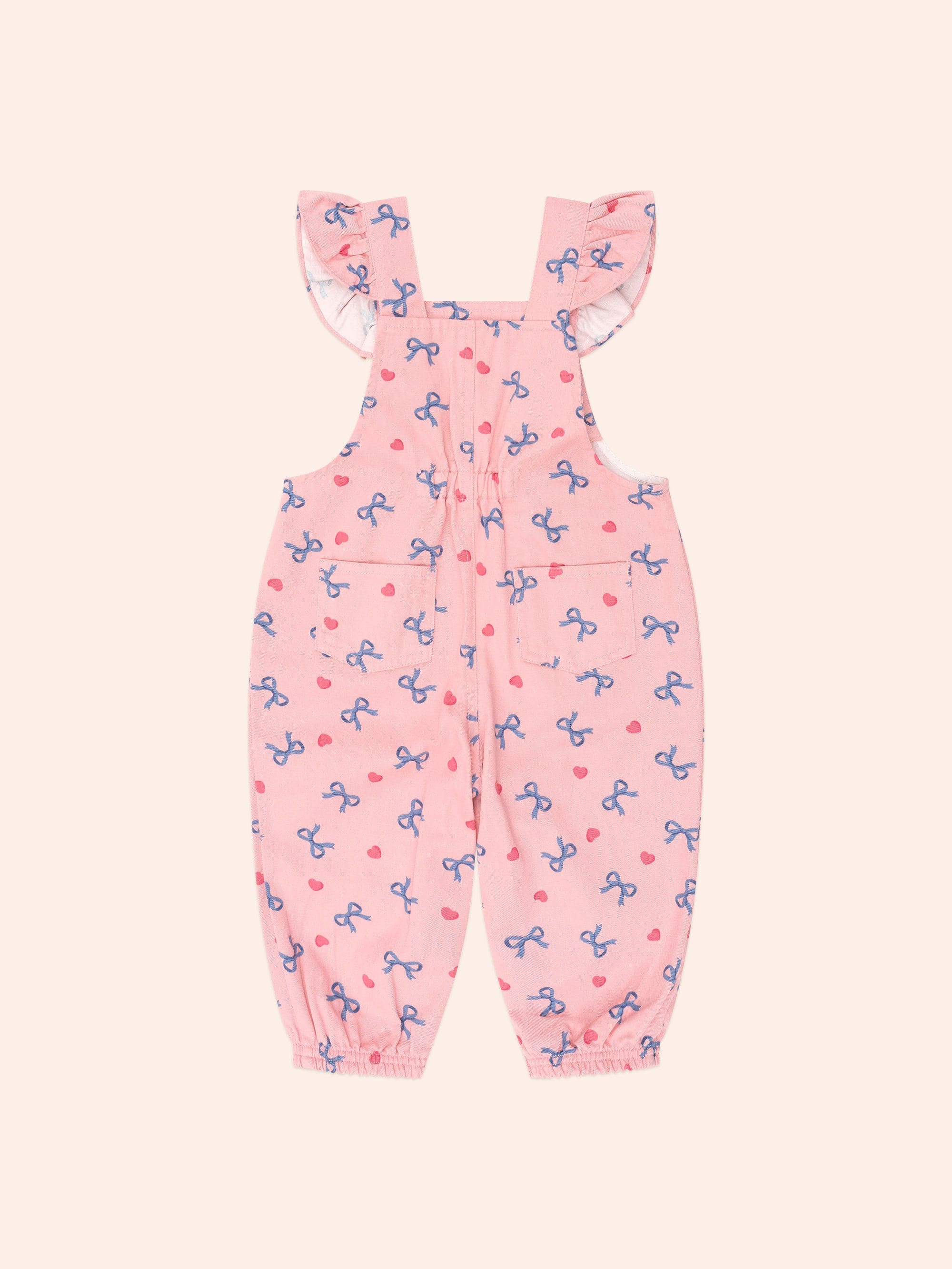 Hearts And Bows Frill Overalls - Image 3