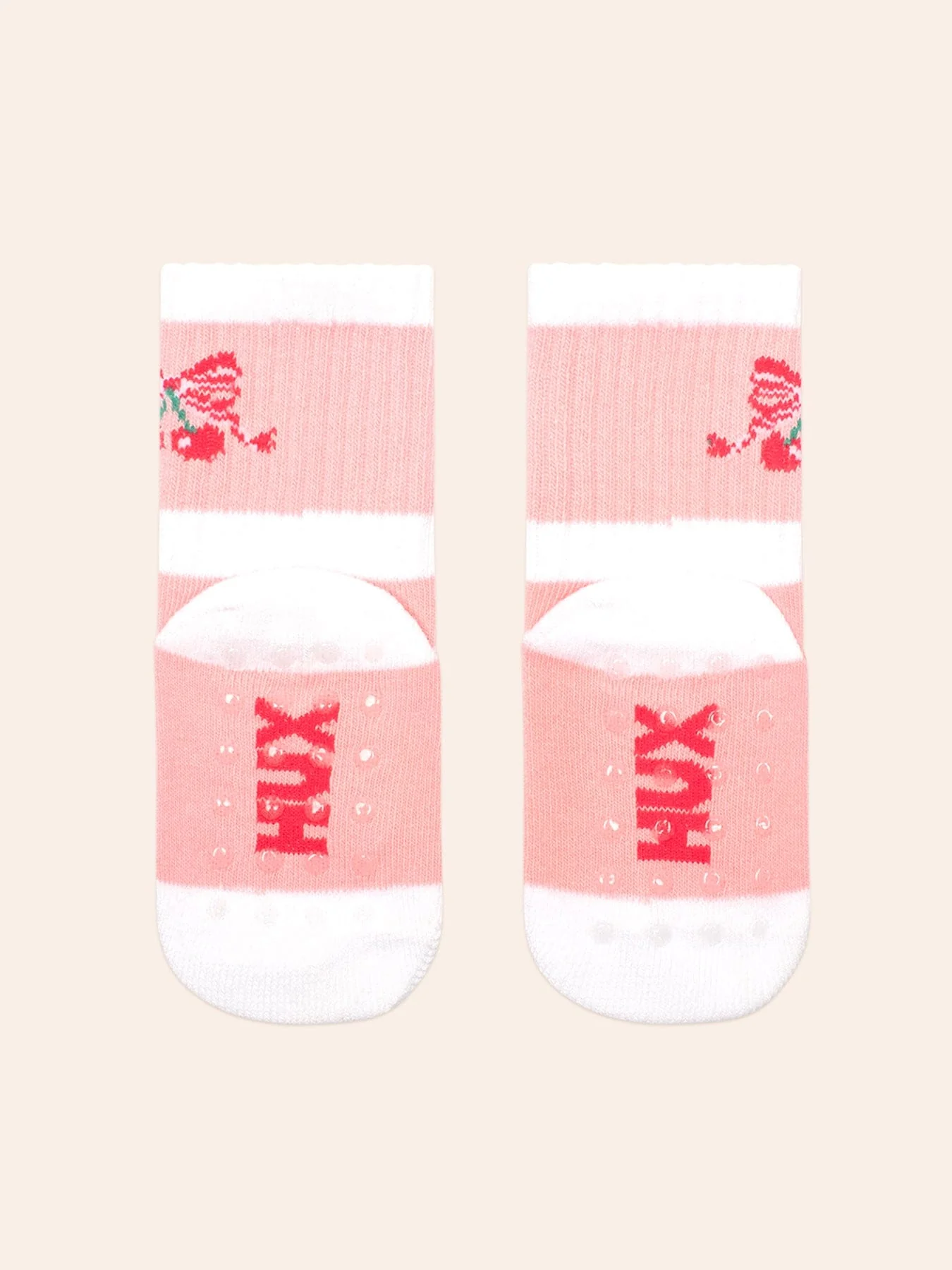 Hux Apres Ski Dusty Pink Multi 2Pk Socks - Image 6
