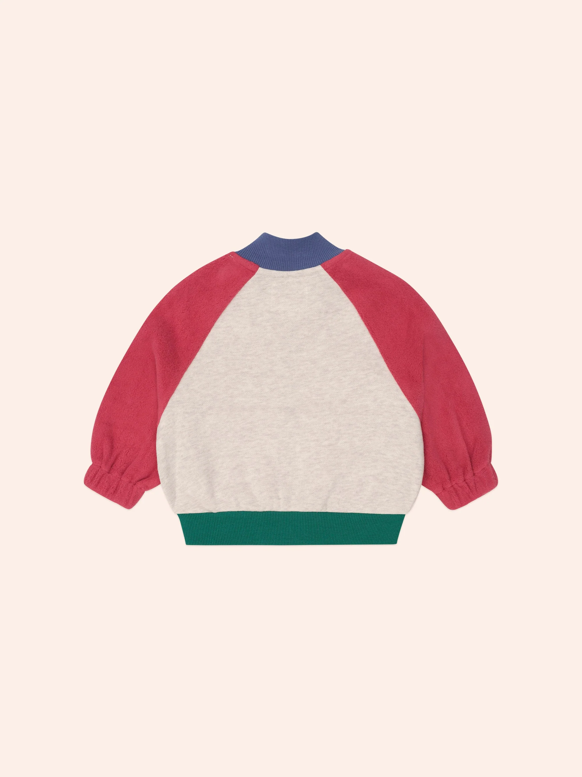 Hux Colour Block Zip Sweat - Image 4