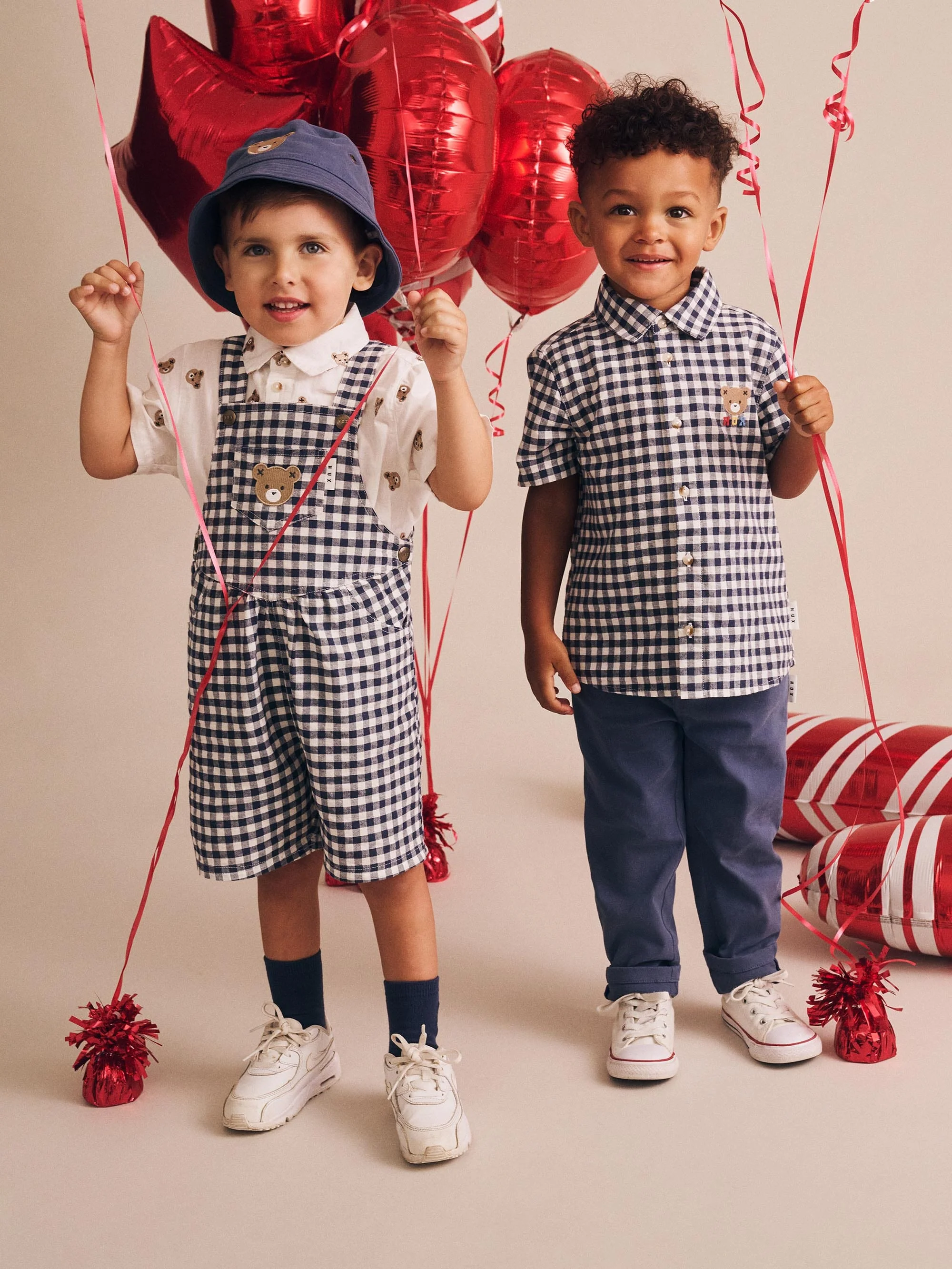 Huxbear Button Up Blue Check - Image 5
