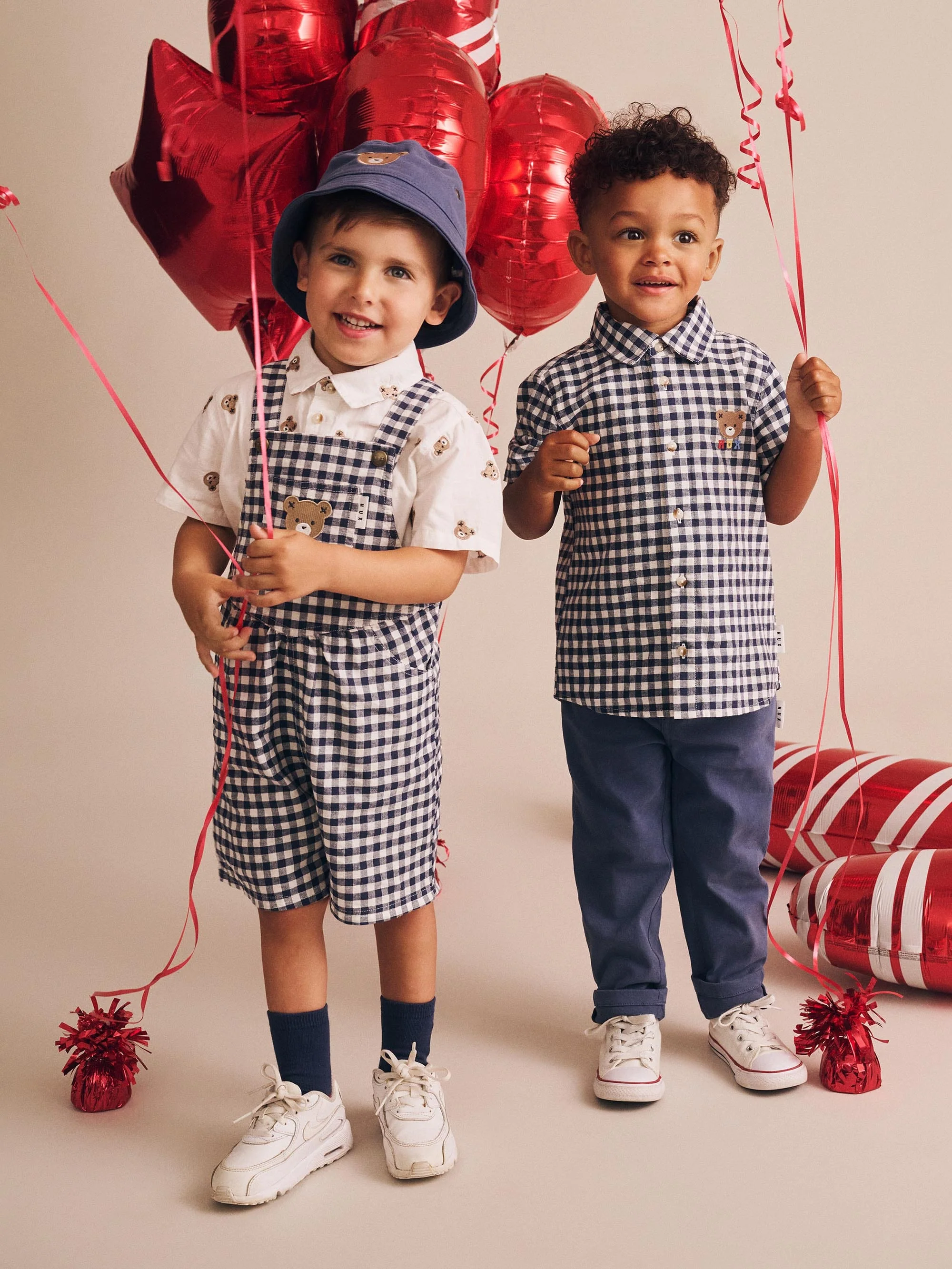 Huxbear Button Up Blue Check - Image 6