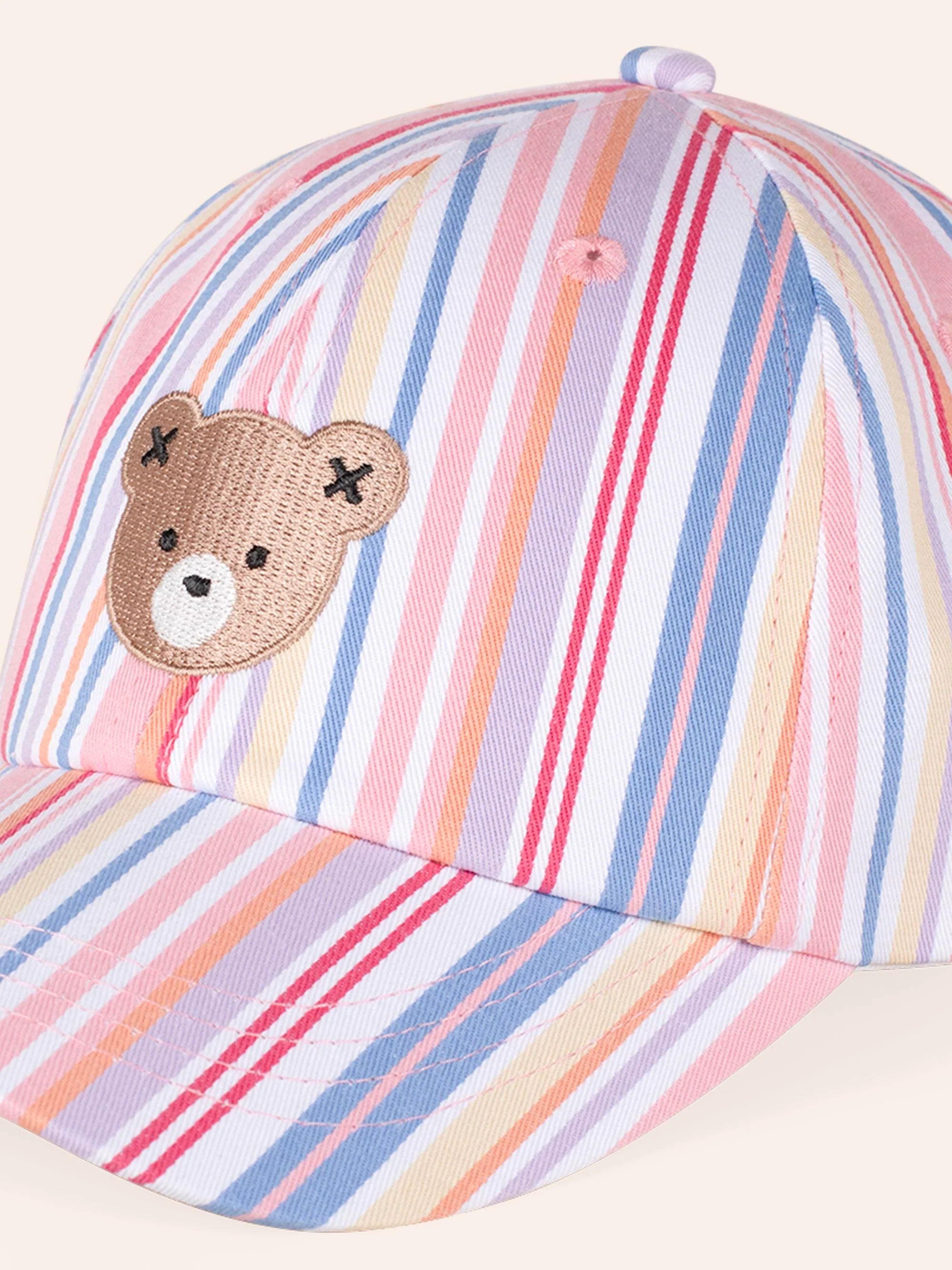 Pastel Stripe Huxbear Cap - Image 7
