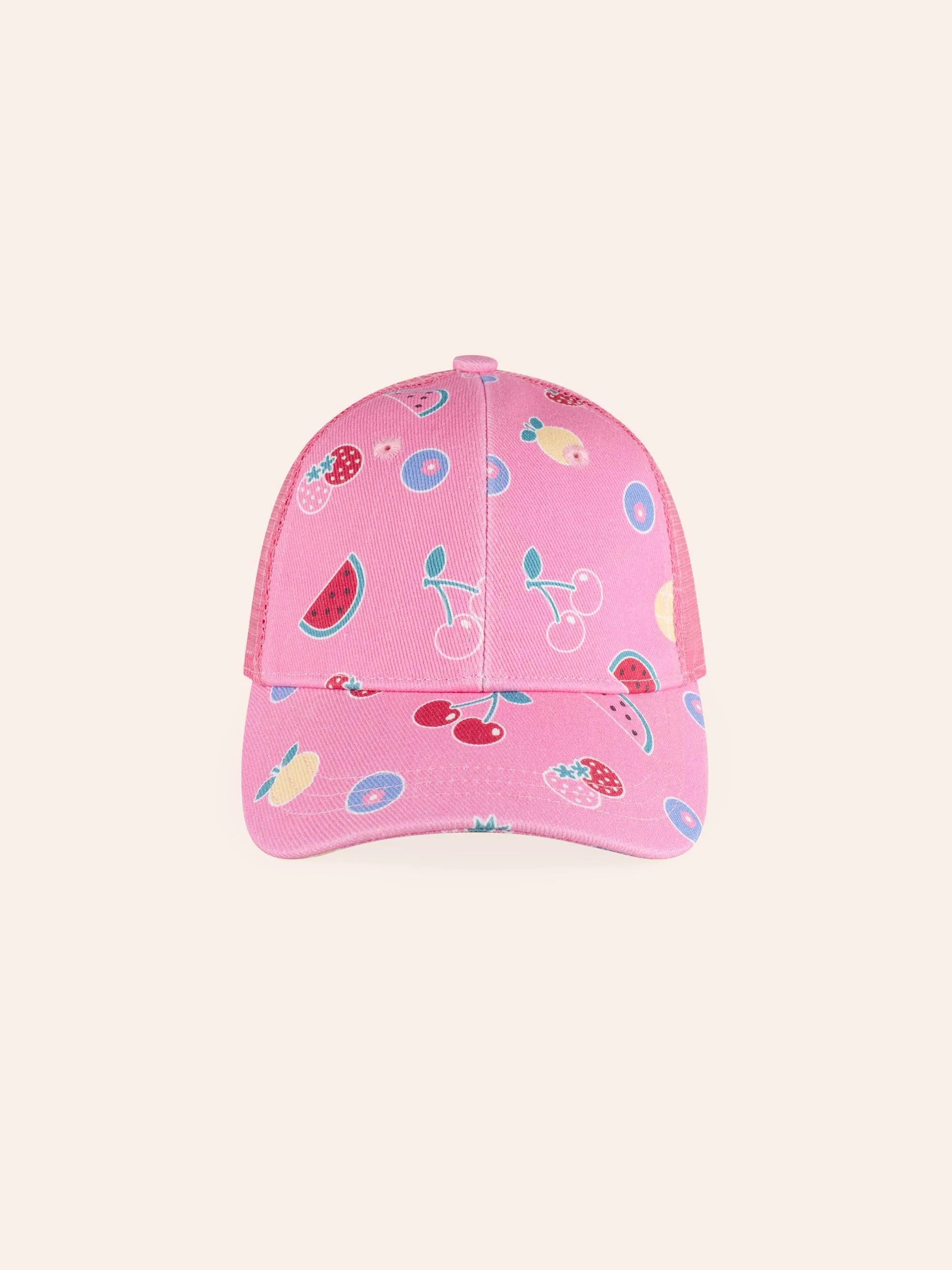 Pink Fruit Emoji Cap - Image 3