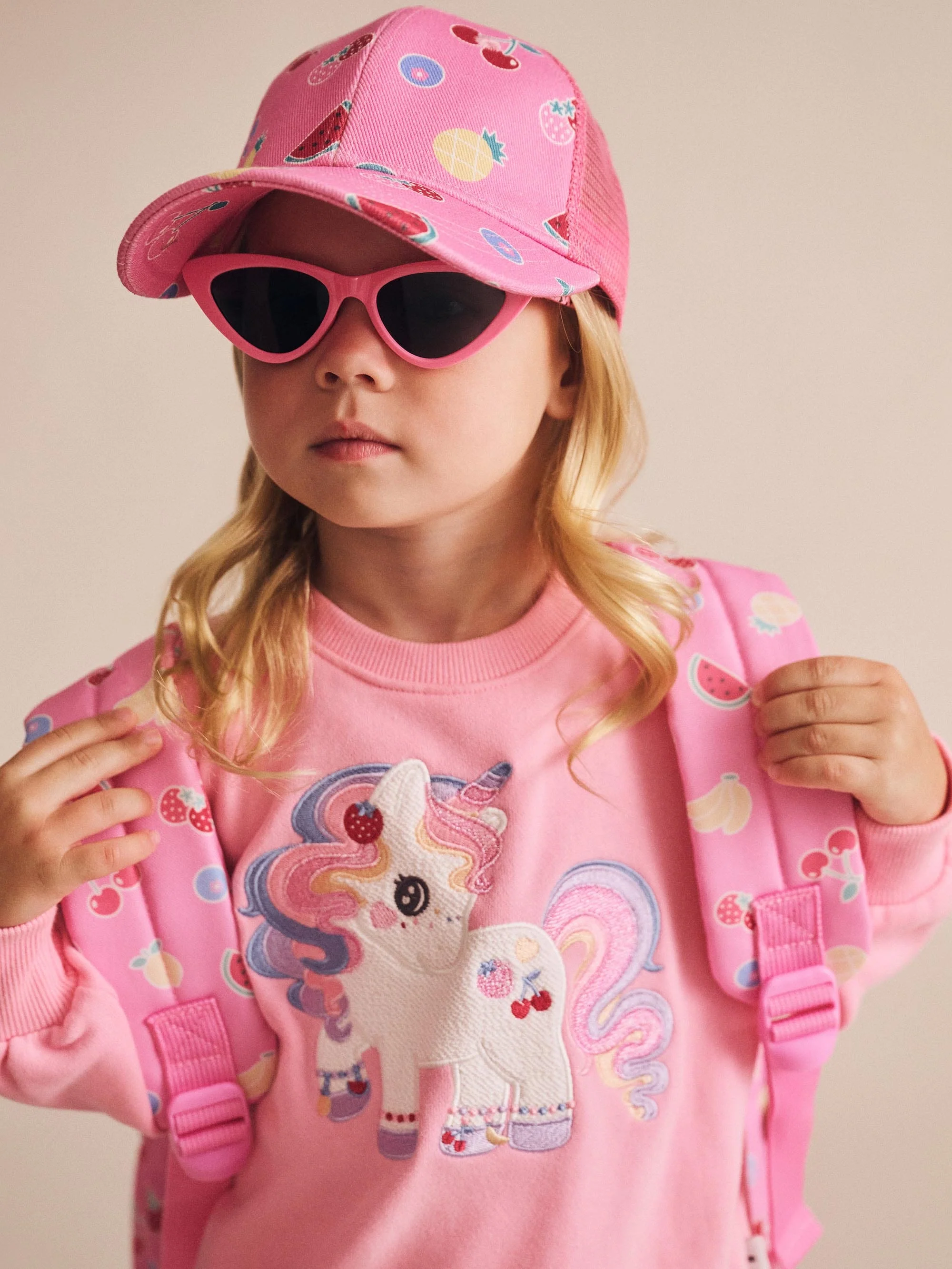Pink Fruit Emoji Cap - Image 6