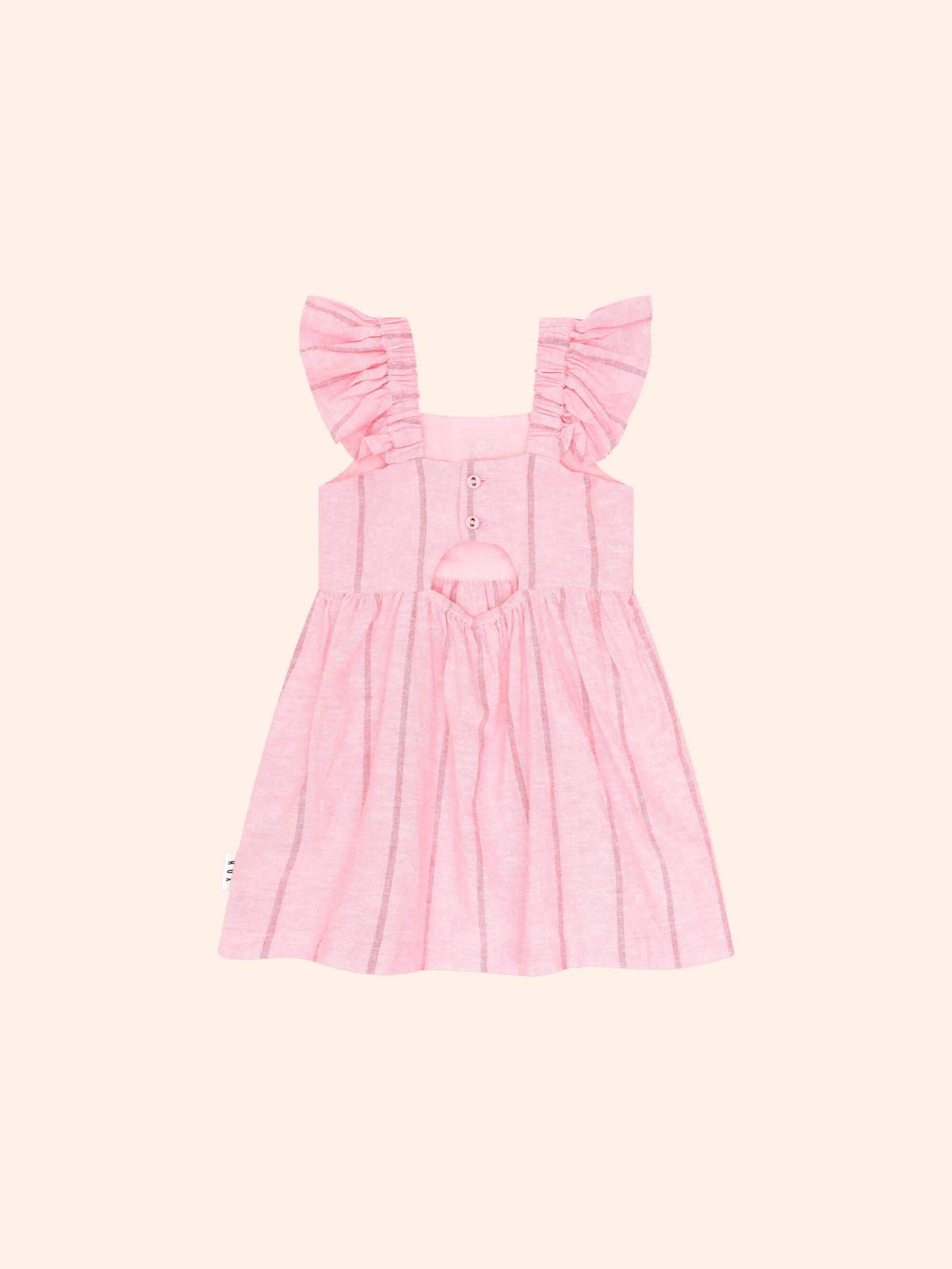 Raspberry Stripe Dress - Image 3