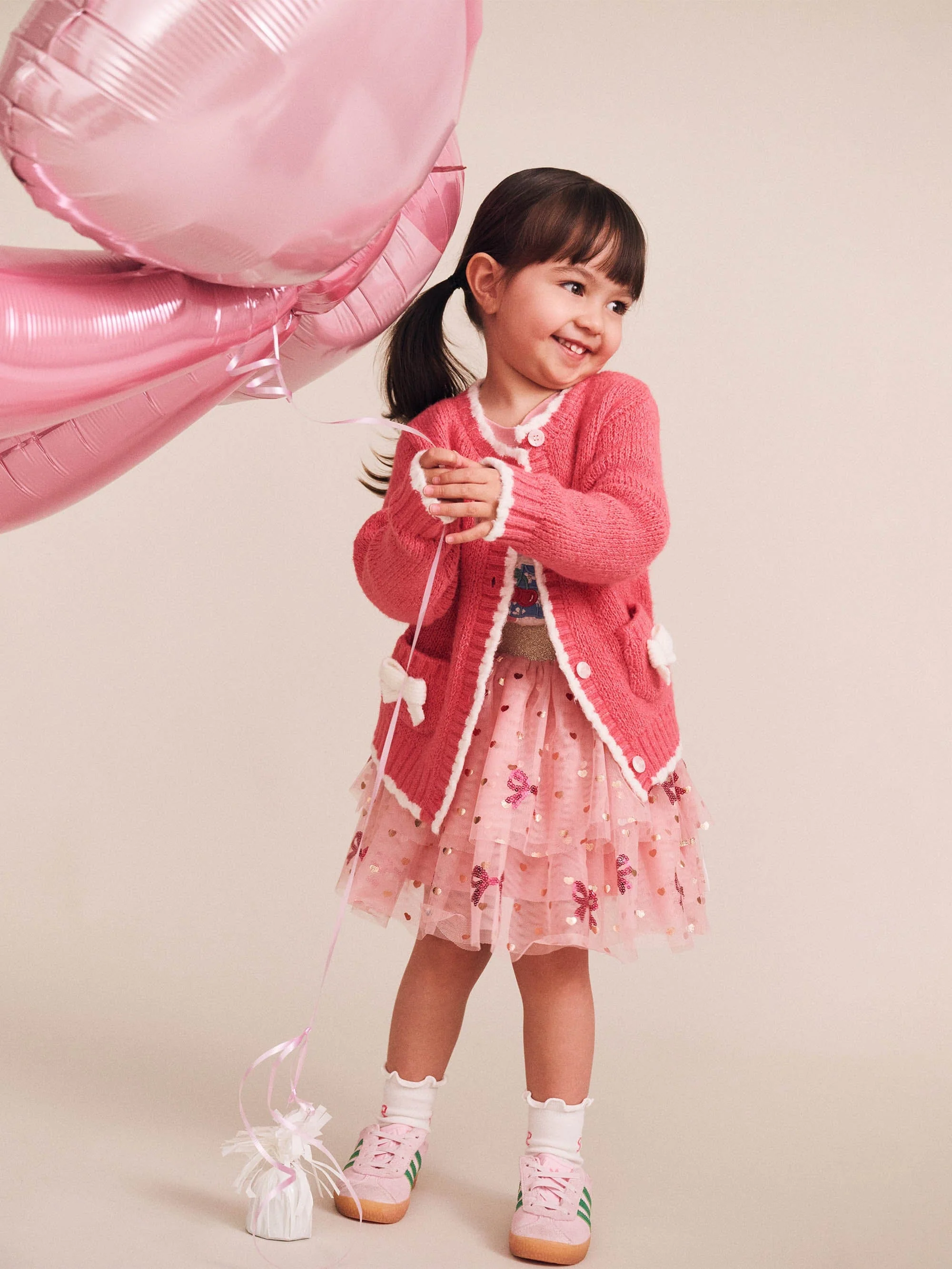 Sequin Bow Tiered Tulle Skirt - Image 6