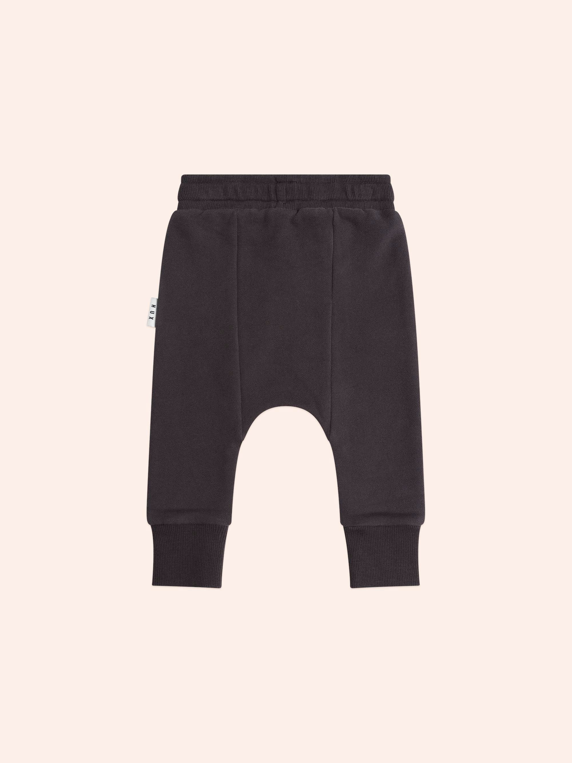 Slouchy Trackpants with Pockets Black - Image 3