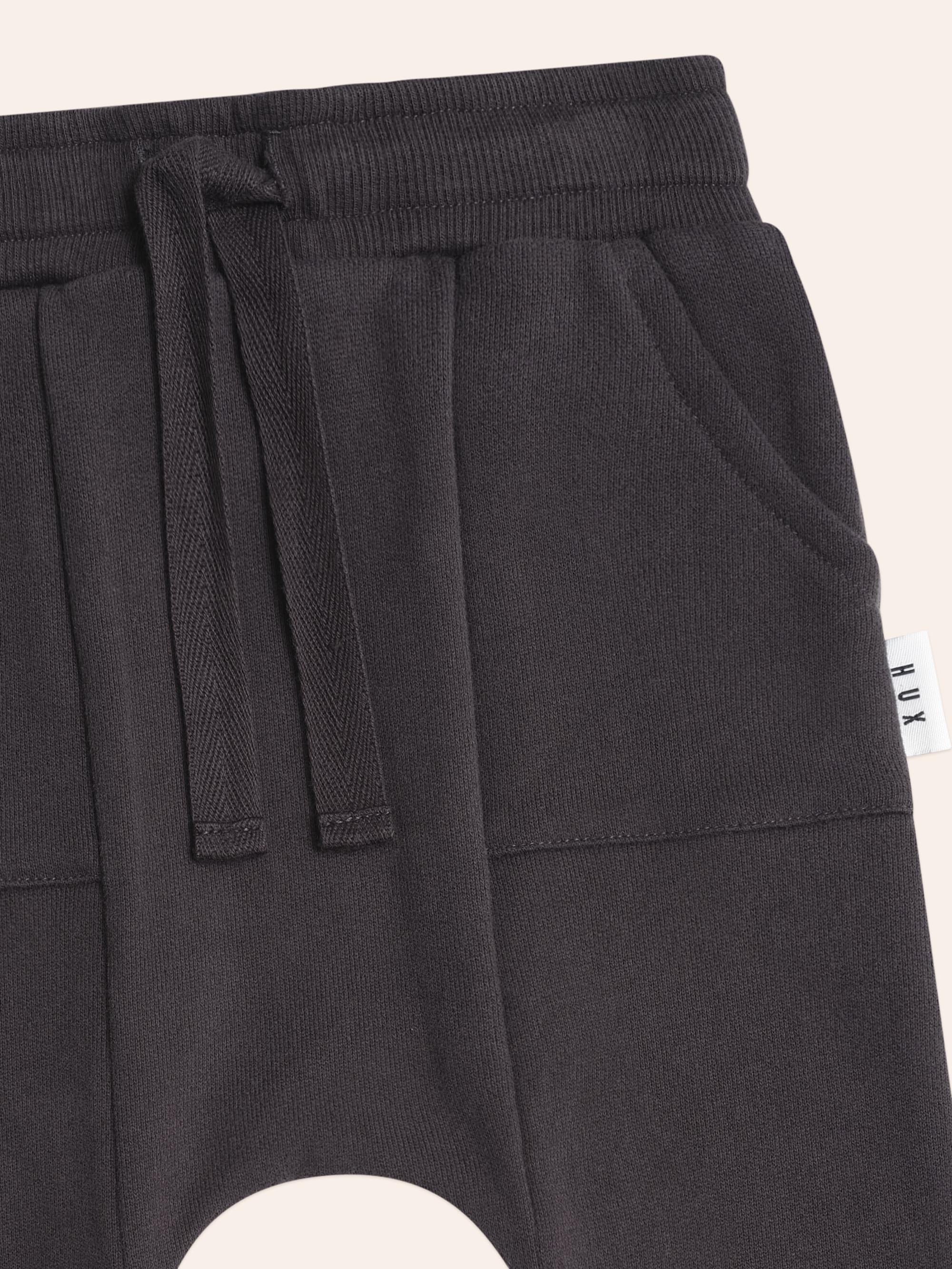 Slouchy Trackpants with Pockets Black - Image 5