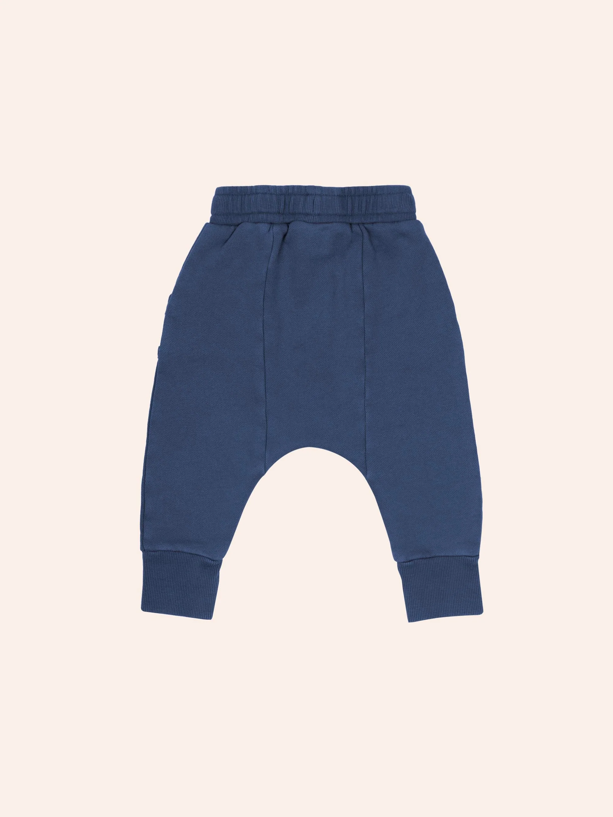 Slouchy Trackpants with Pockets Navy - Image 3
