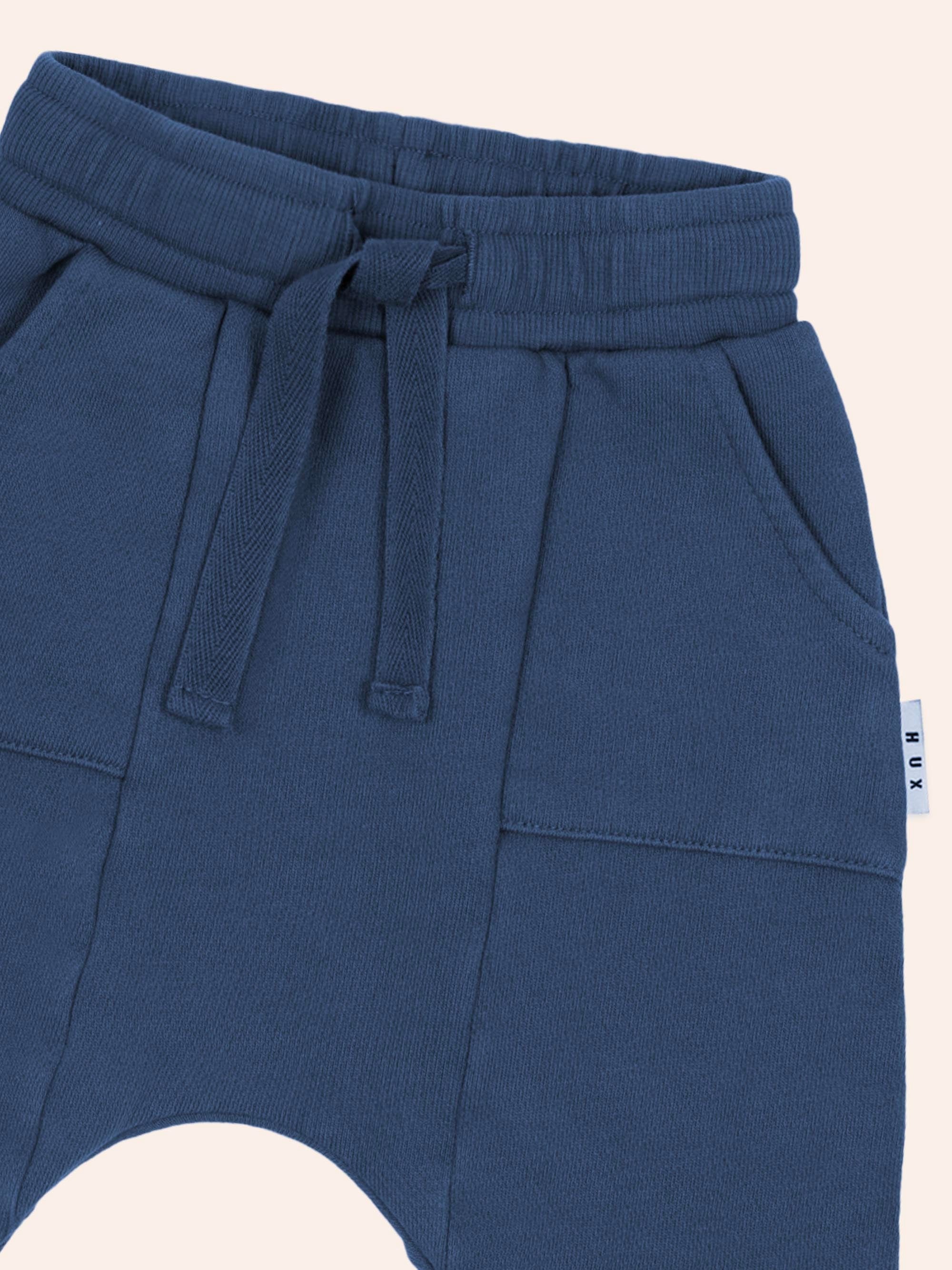 Slouchy Trackpants with Pockets Navy - Image 4