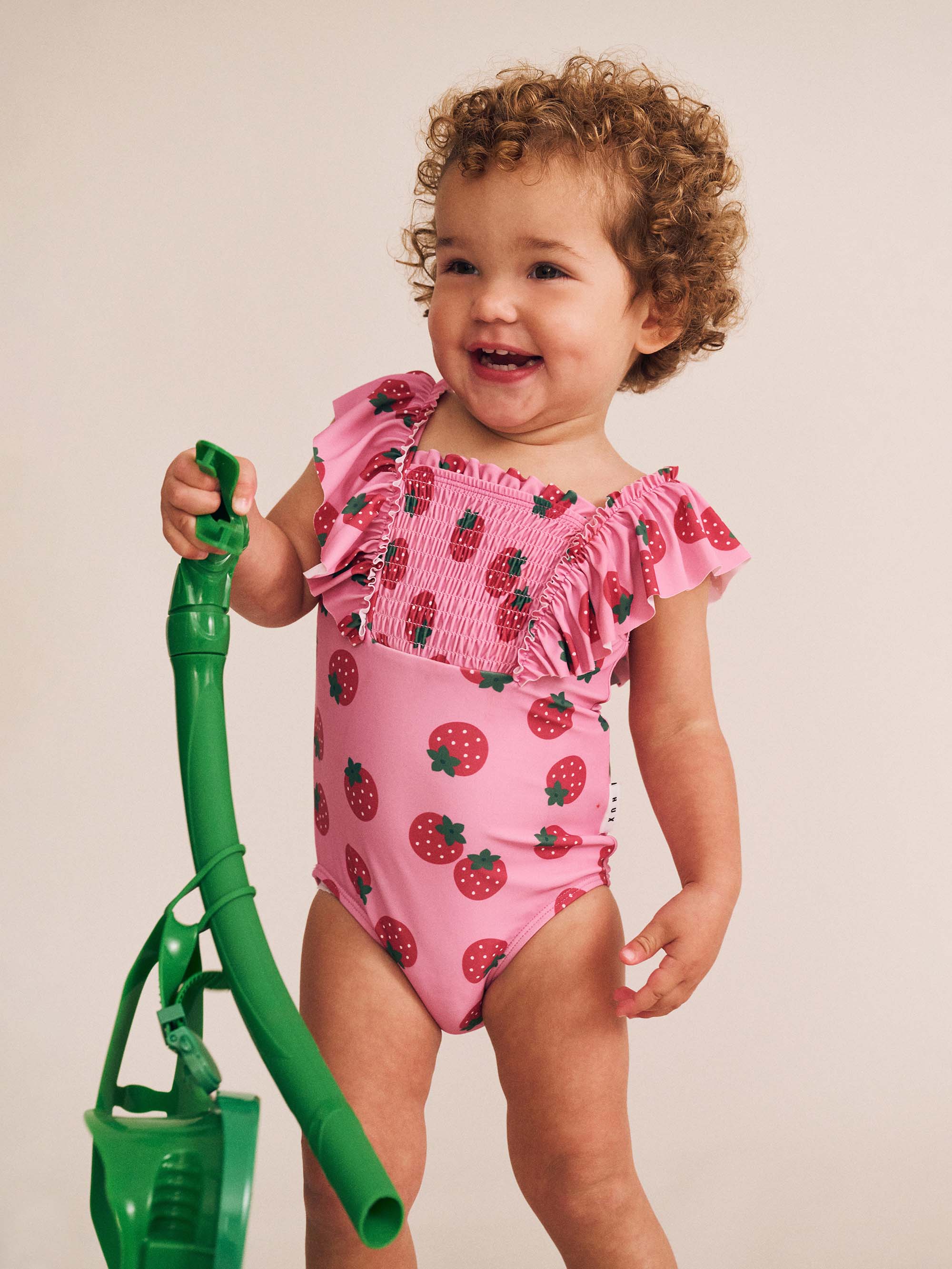 Strawberry Fields Forever Shirred Swimsuit - Image 2