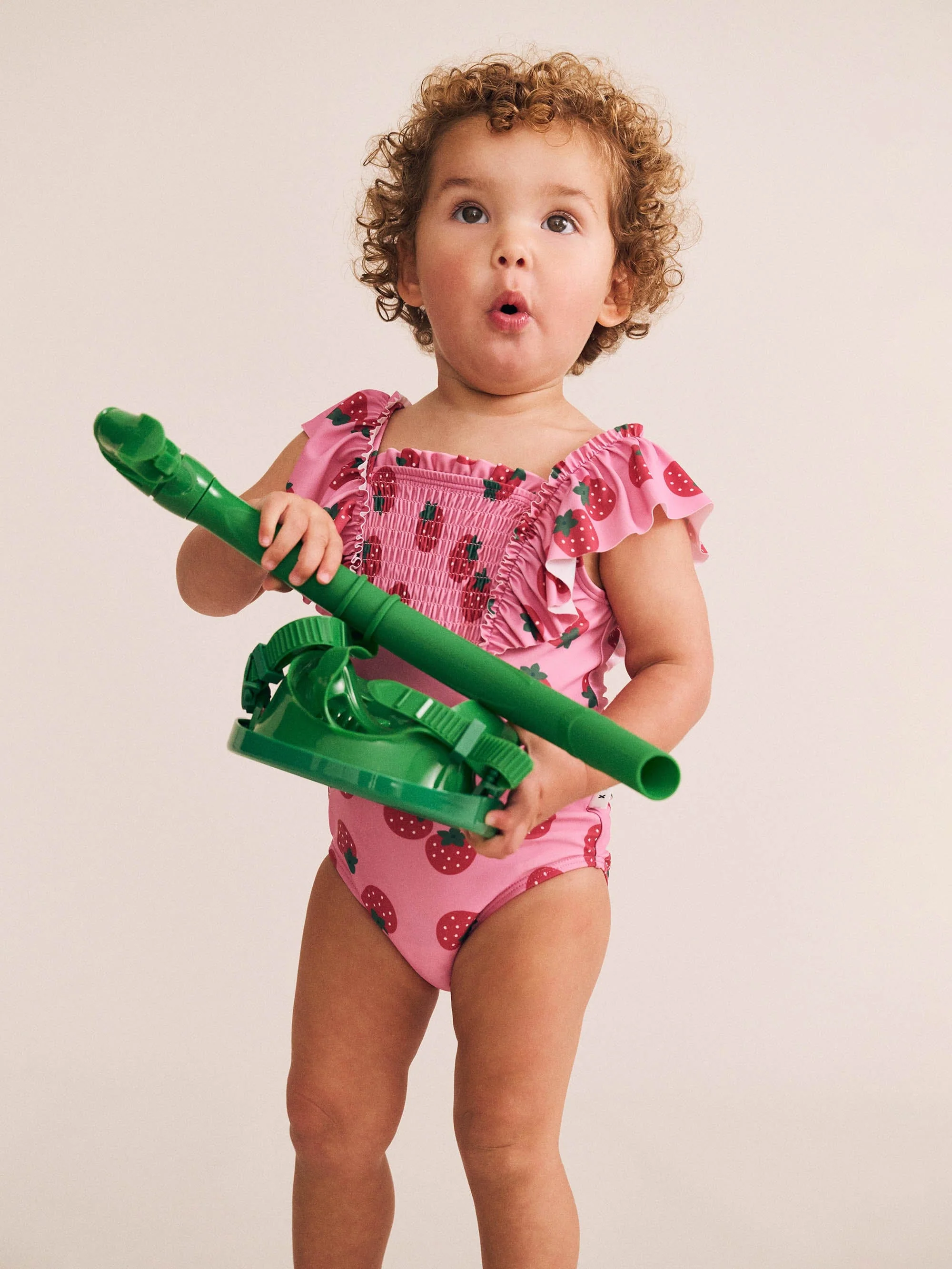Strawberry Fields Forever Shirred Swimsuit - Image 6