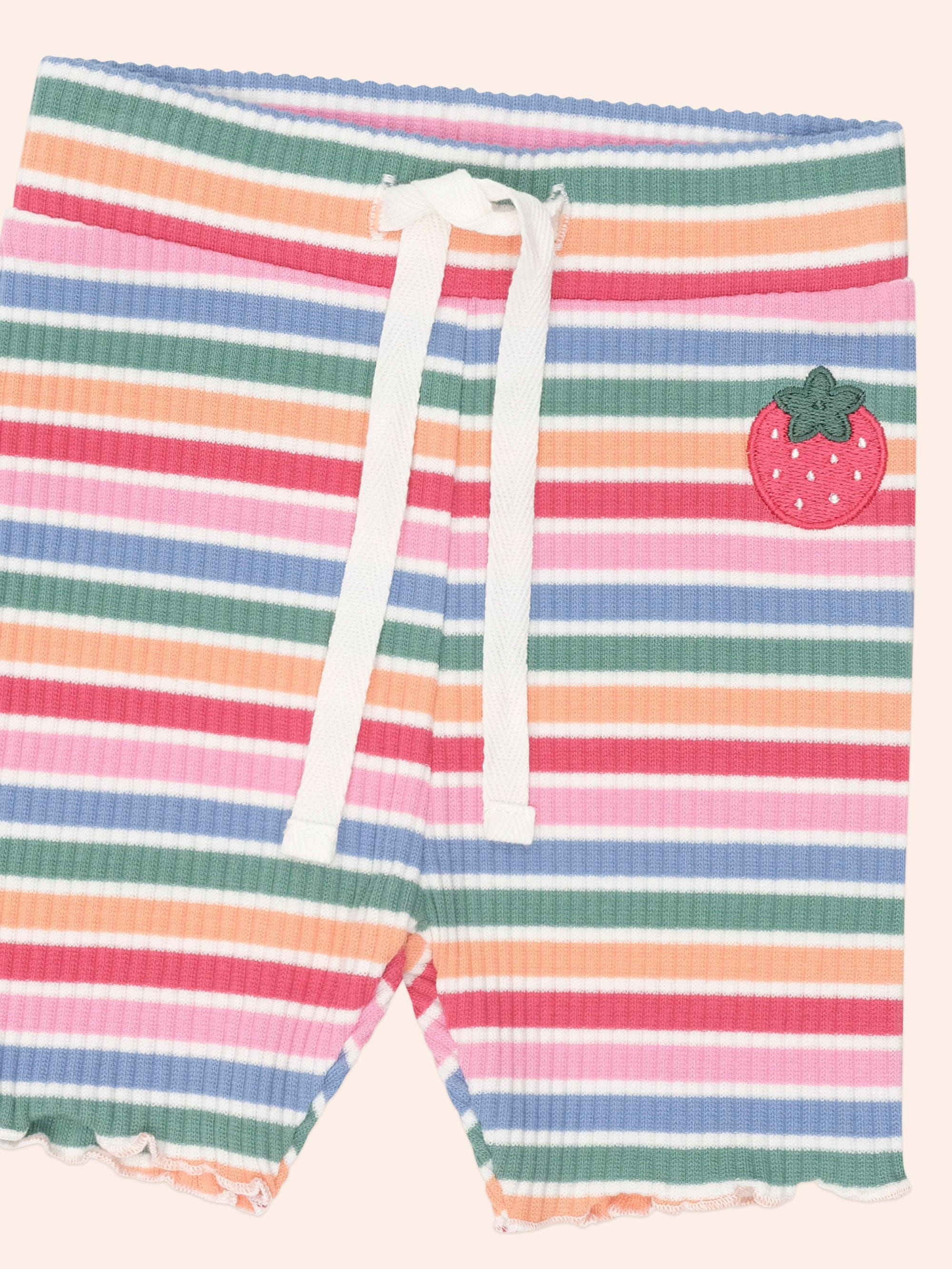 Tutti Frutti Stripe Bike Short - Image 3