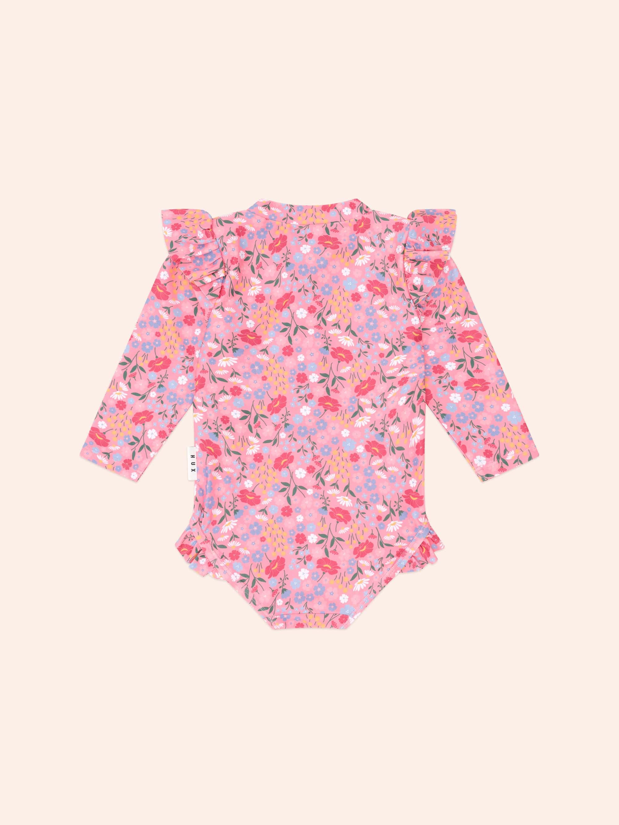 Vintage Floral Frill Swimsuit - Image 4
