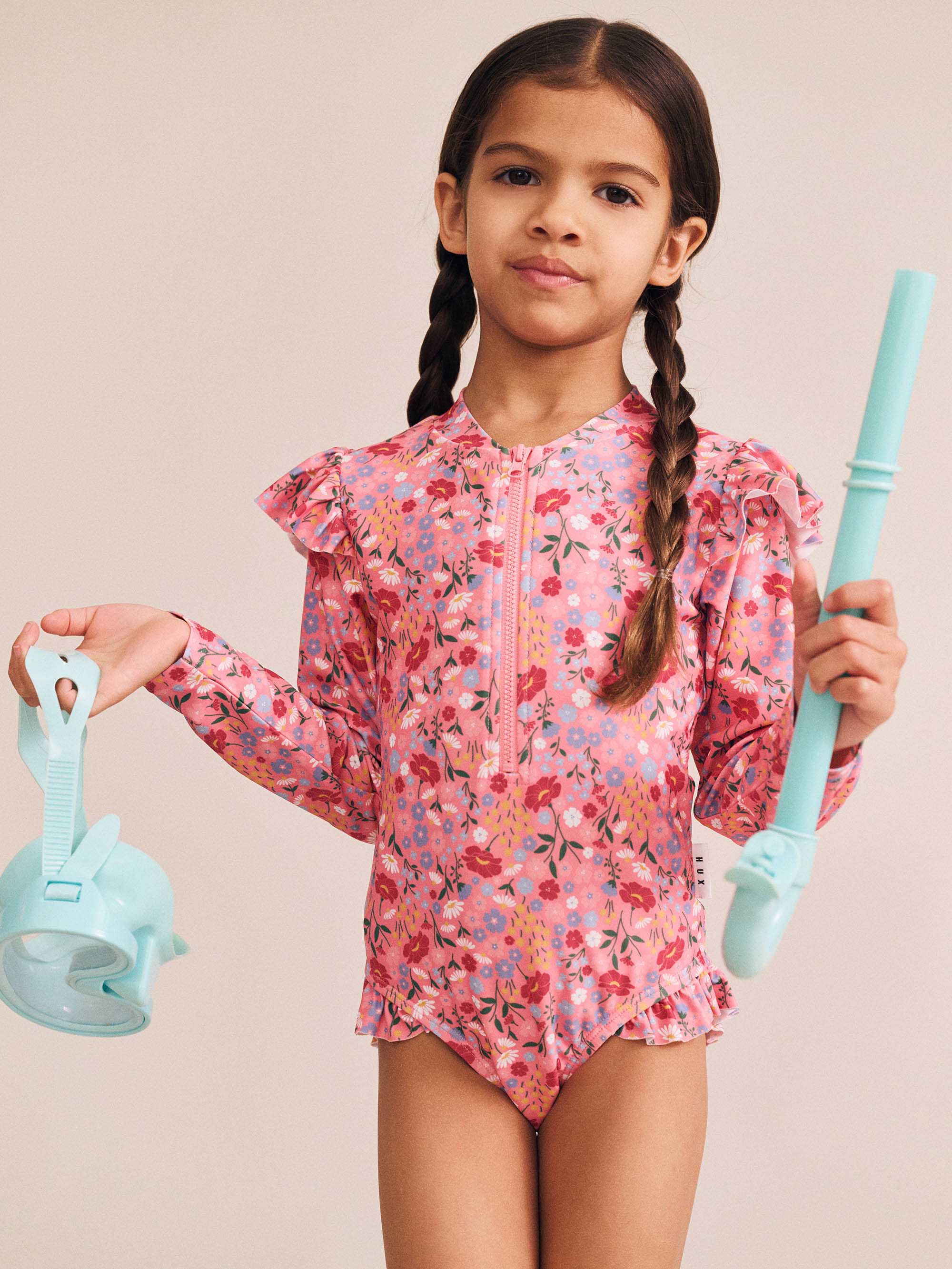 Vintage Floral Frill Swimsuit - Image 5