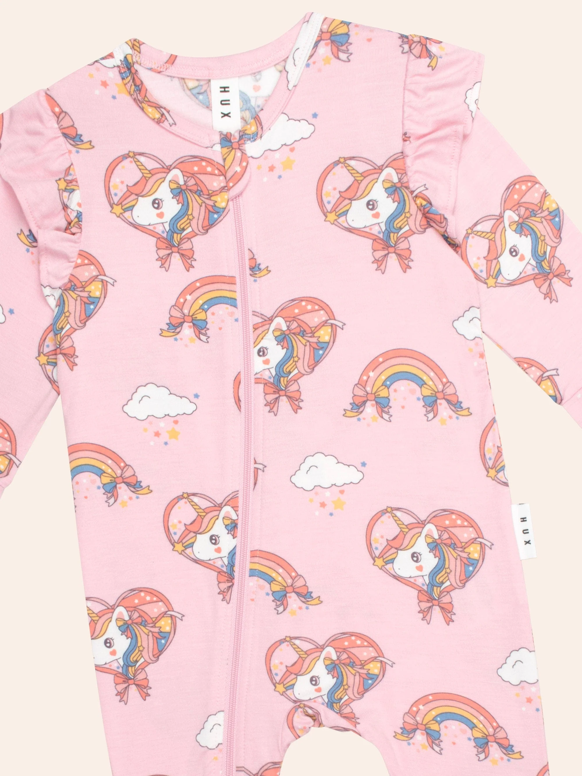 Whimsical Unicorn Zip Romper - Image 2